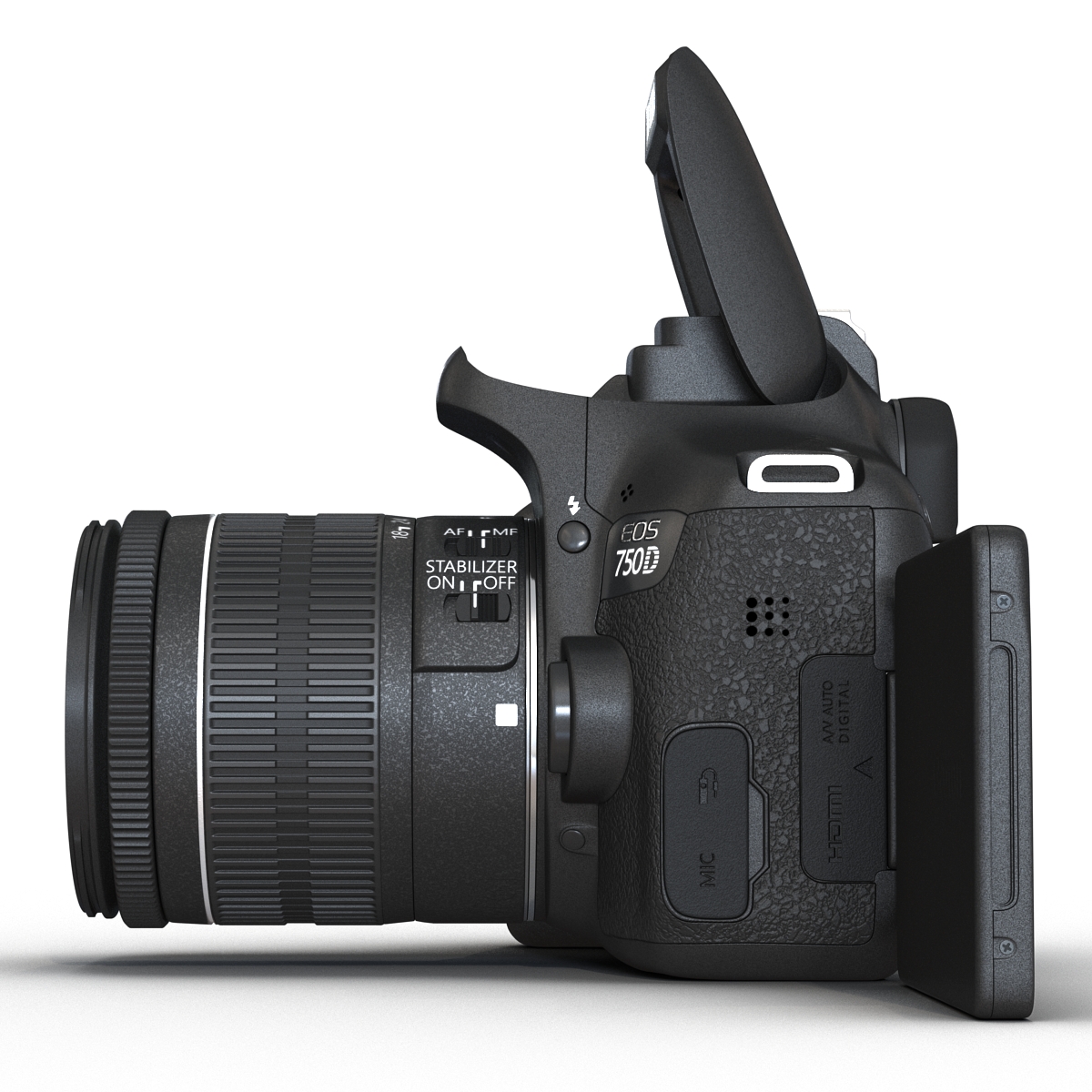 Canon EOS 750D 3D model