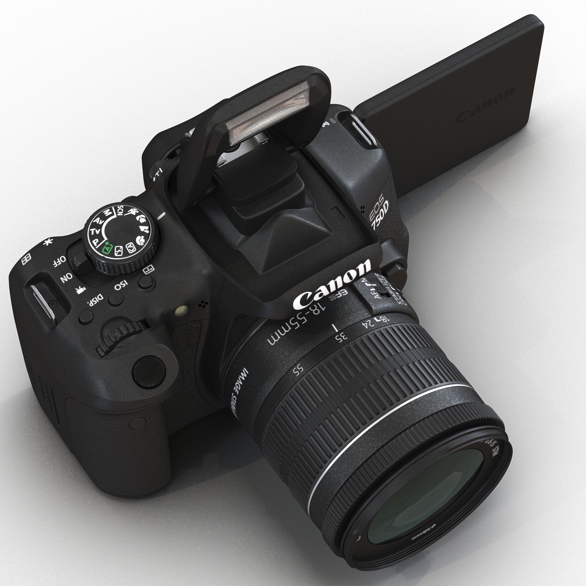 Canon EOS 750D 3D model