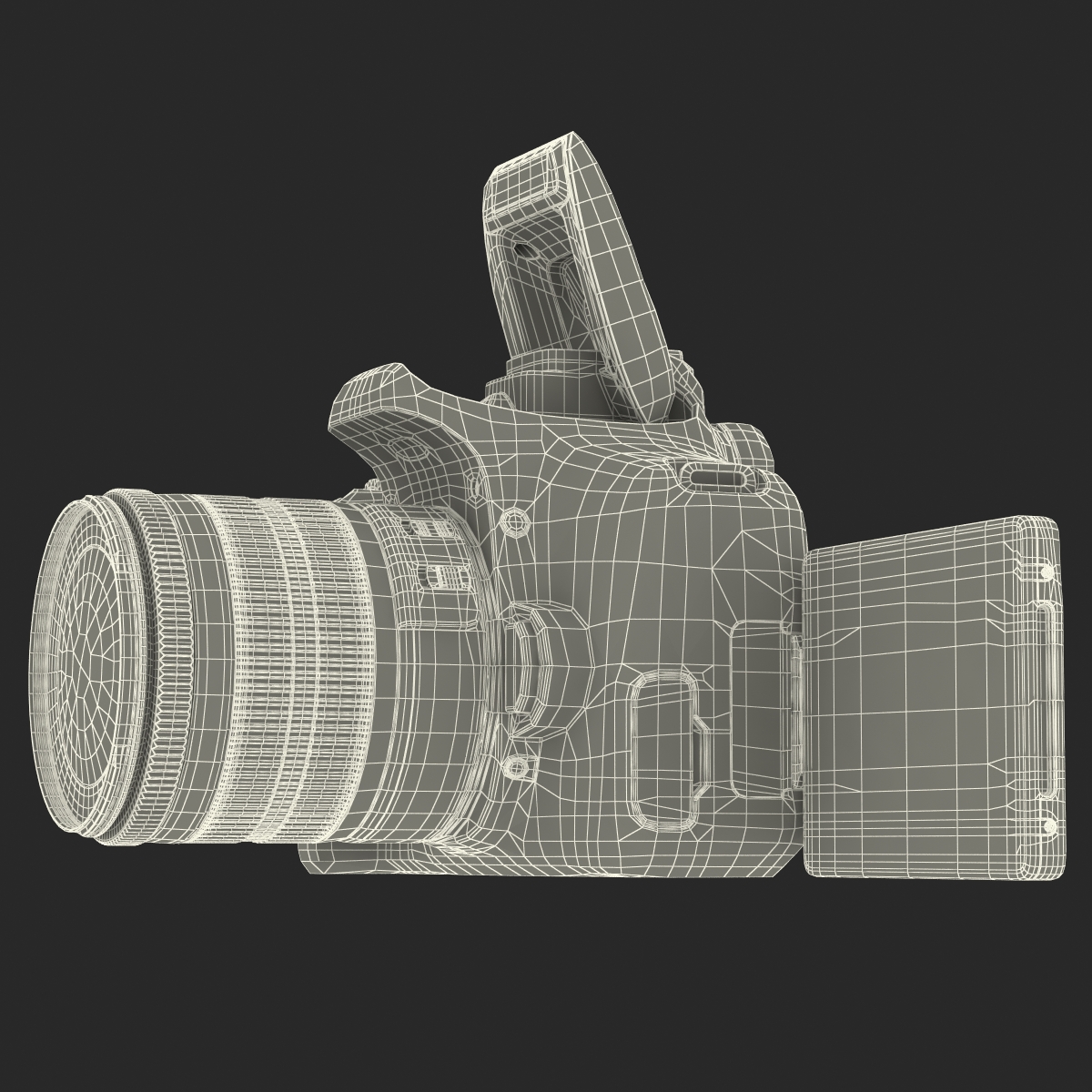 Canon EOS 750D 3D model