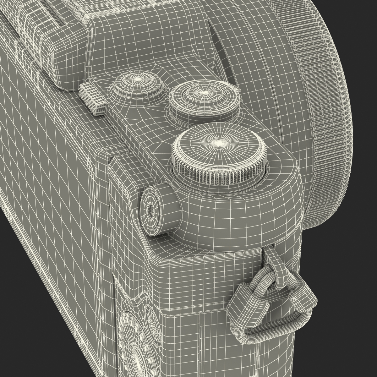 Panasonic DMC GF7 Rigged 3D model