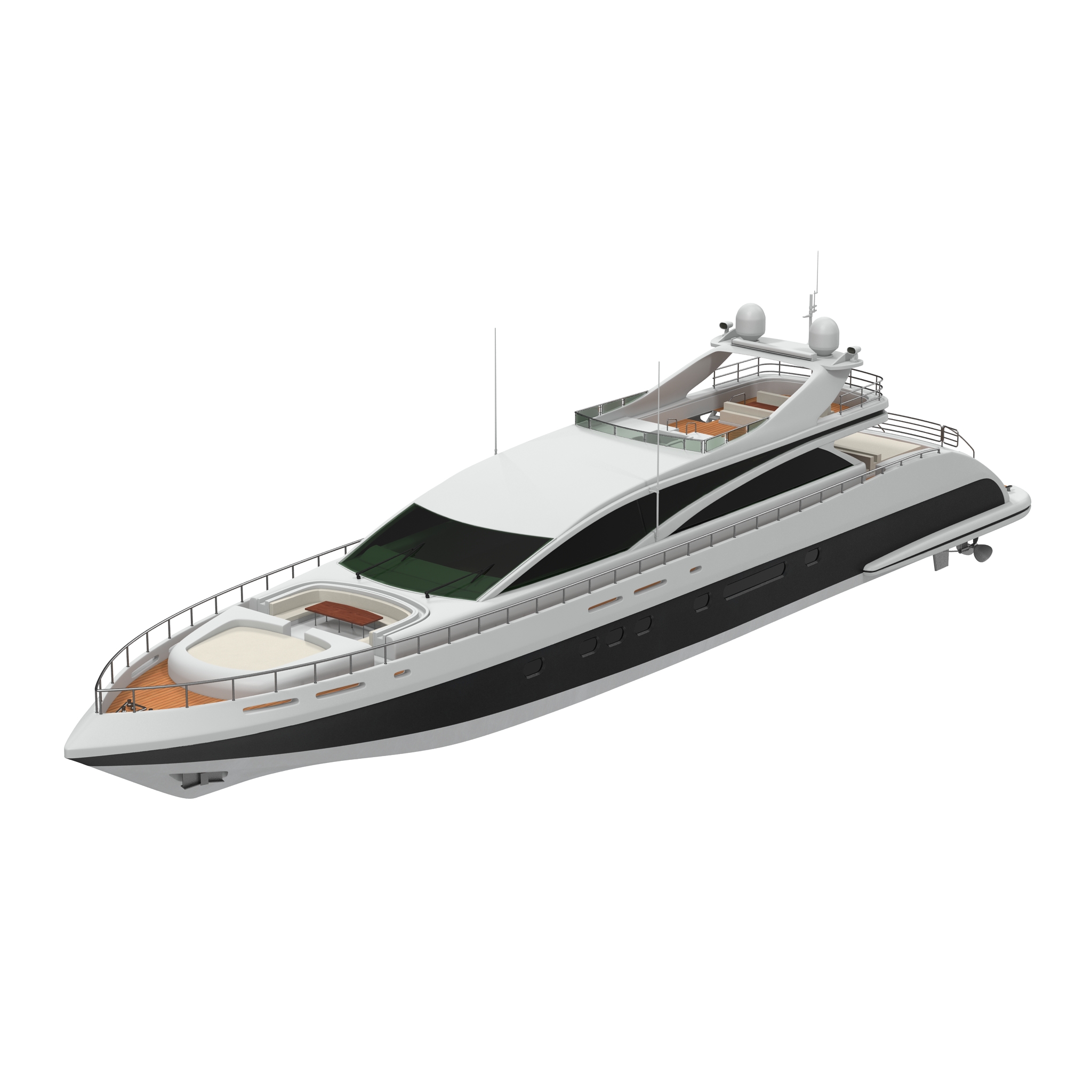 3D Motor Yacht 2 model