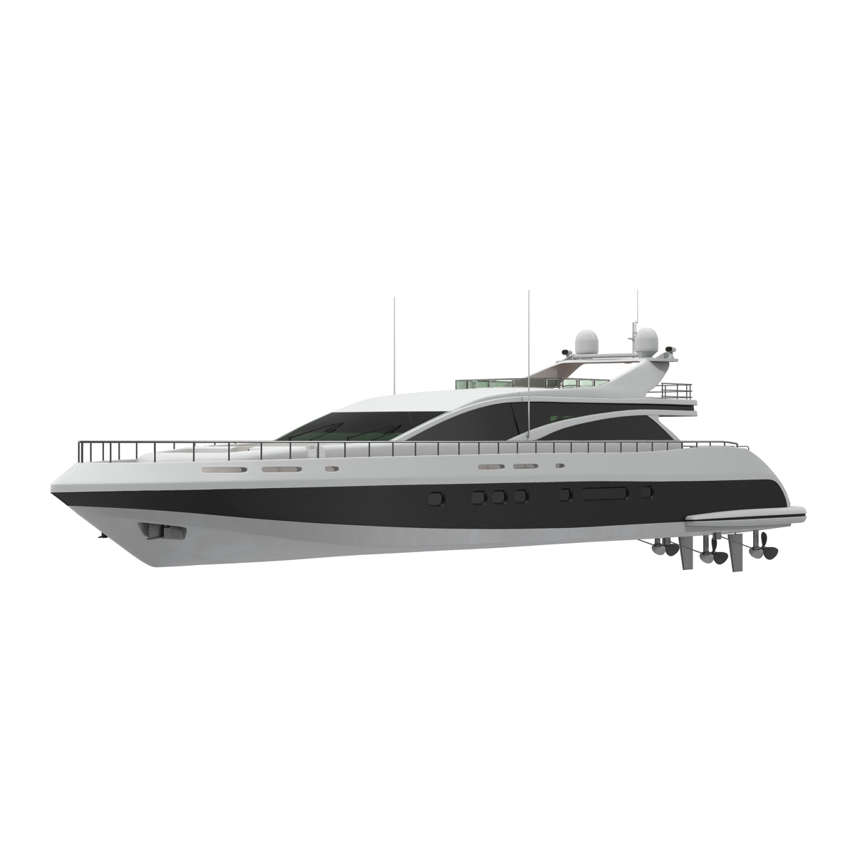 3D Motor Yacht 2 model