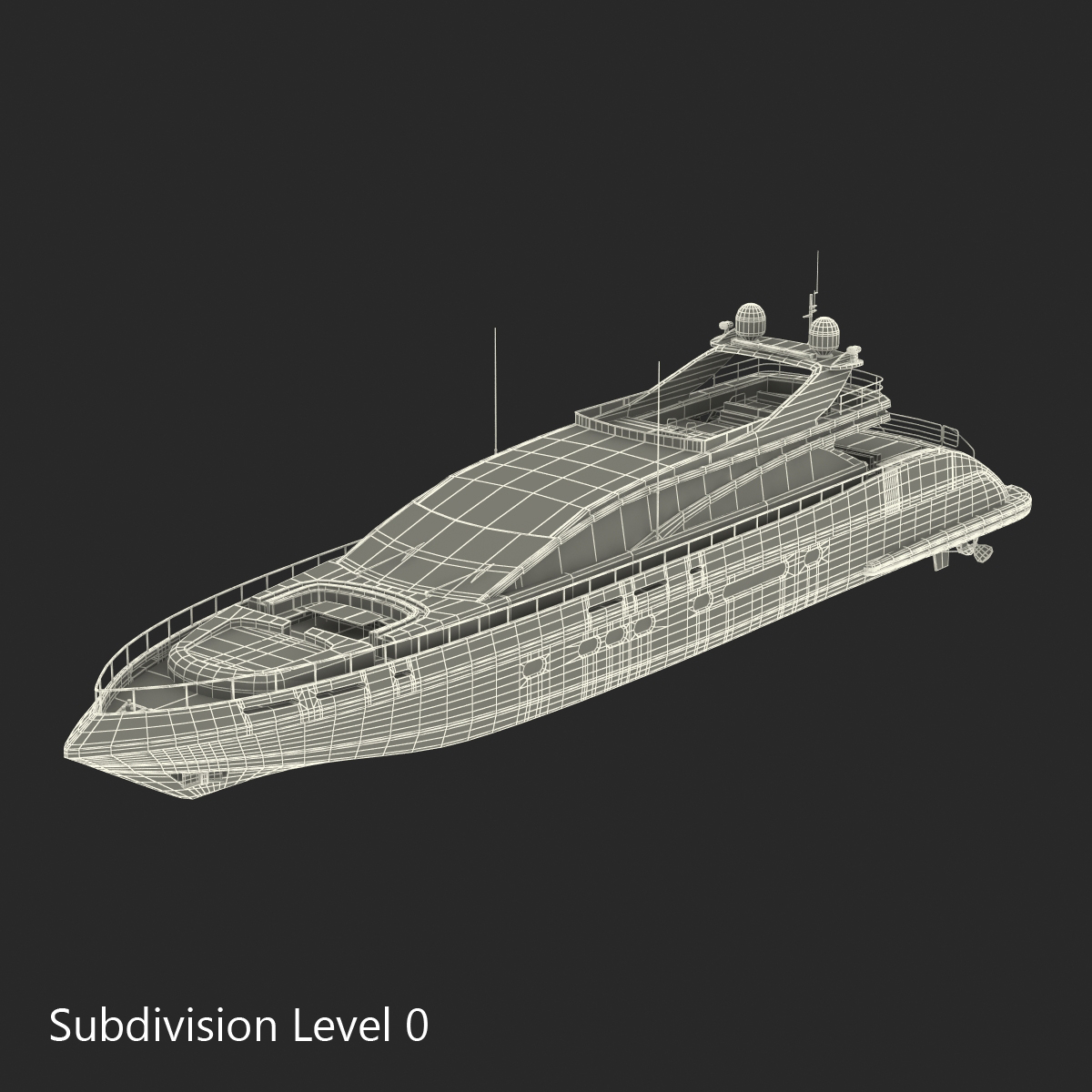 3D Motor Yacht 2 model