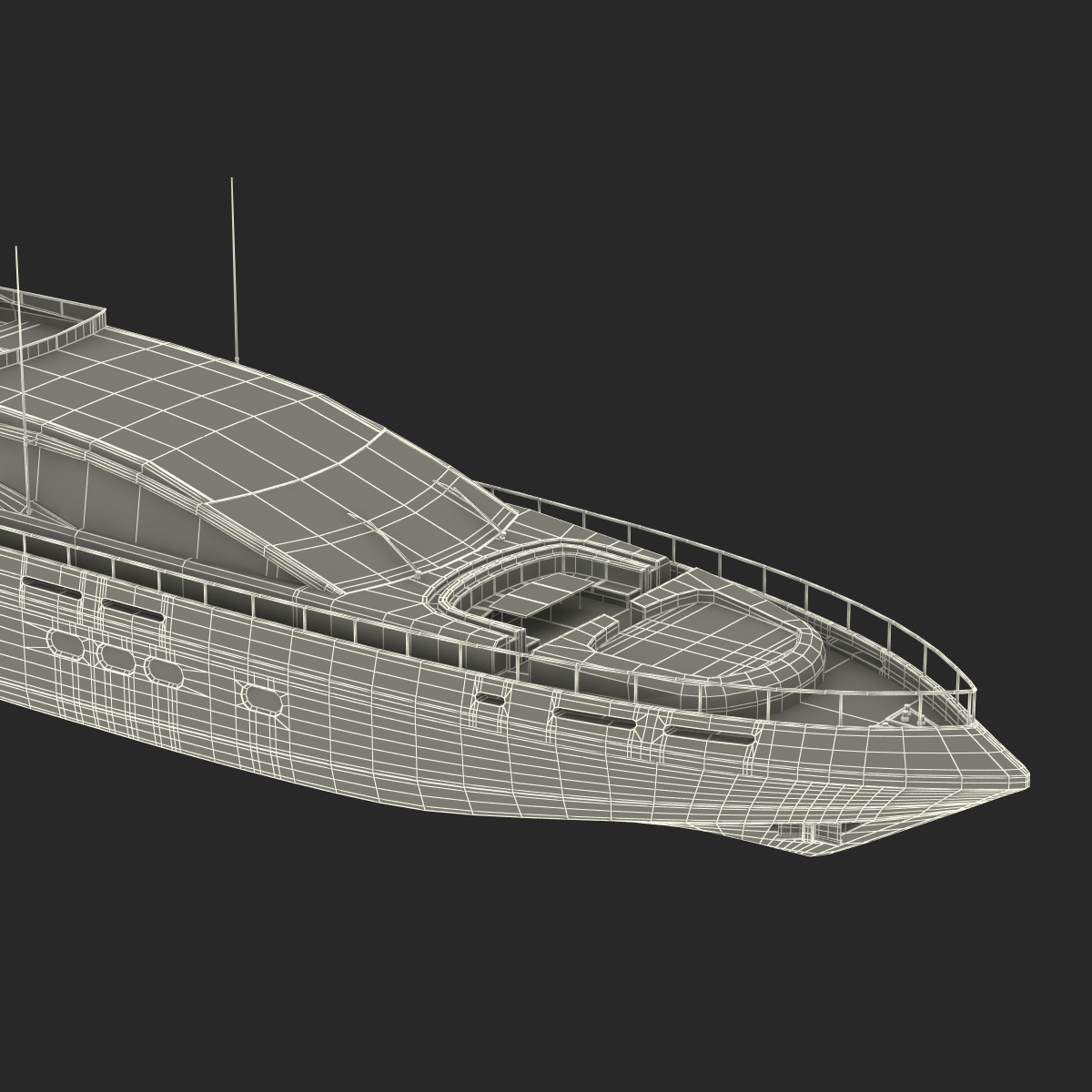 3D Motor Yacht 2 model