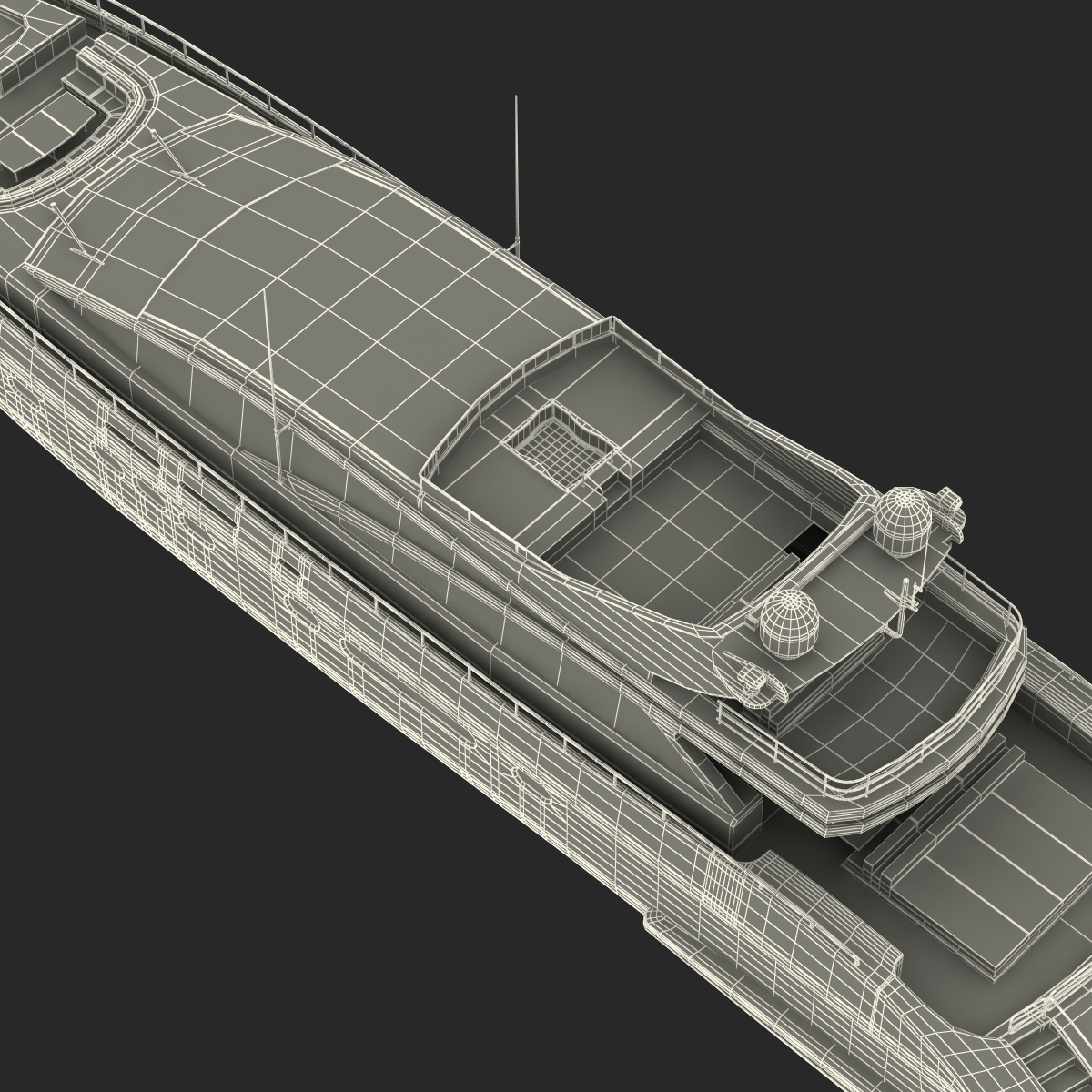 3D Motor Yacht 2 model