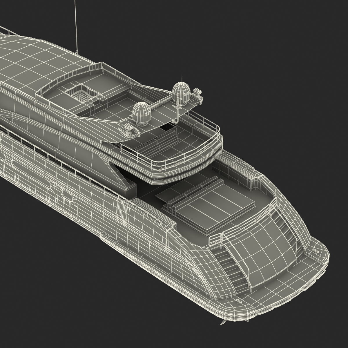 3D Motor Yacht 2 model