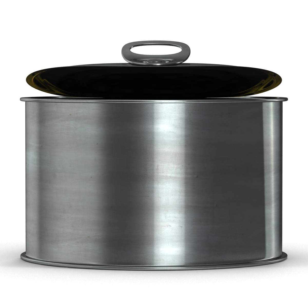 3D model Open Empty Tin Can 3