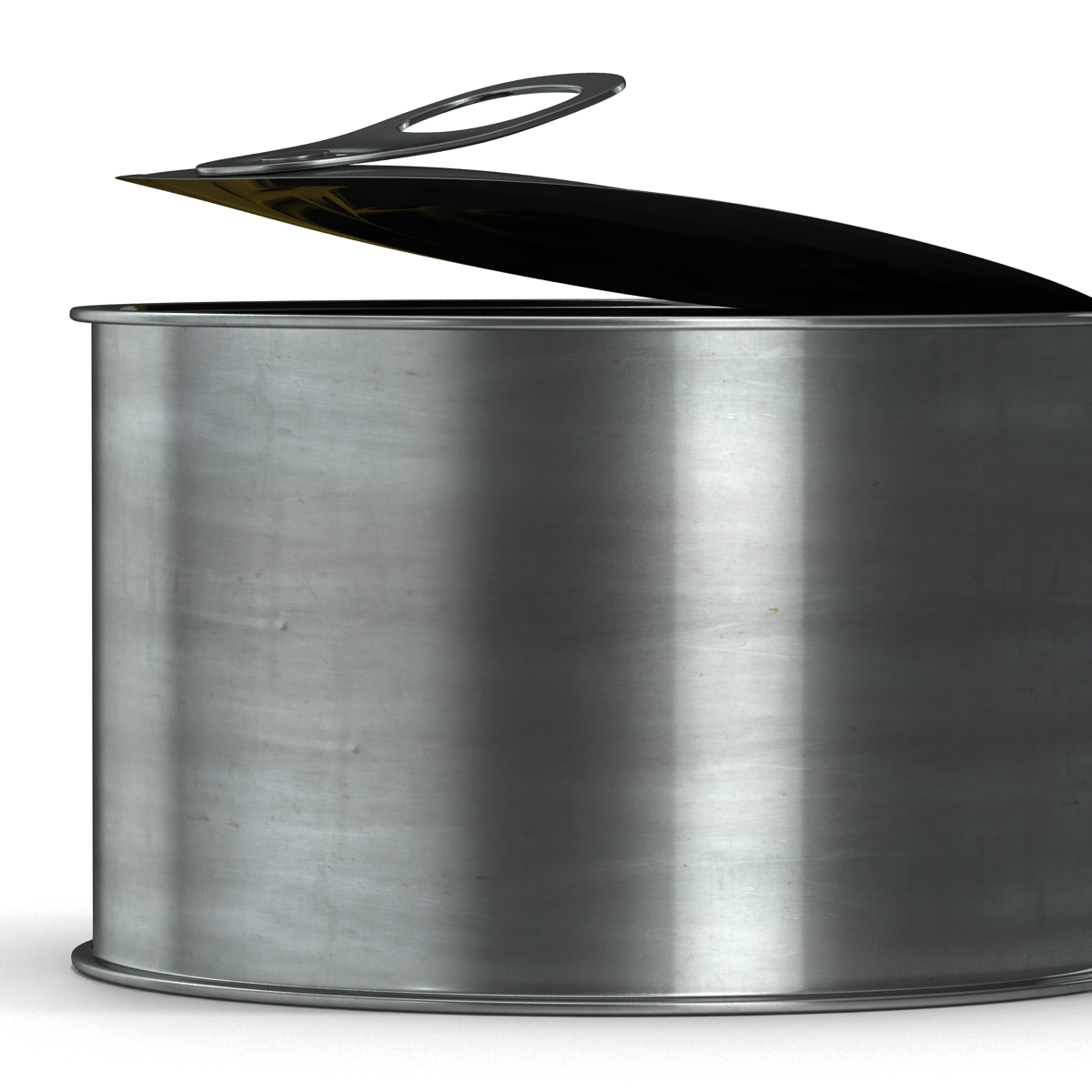 3D model Open Empty Tin Can 3