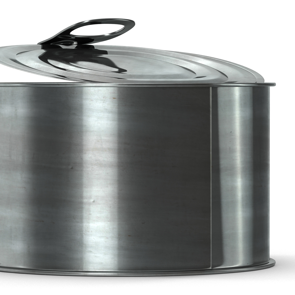 3D model Open Empty Tin Can 3