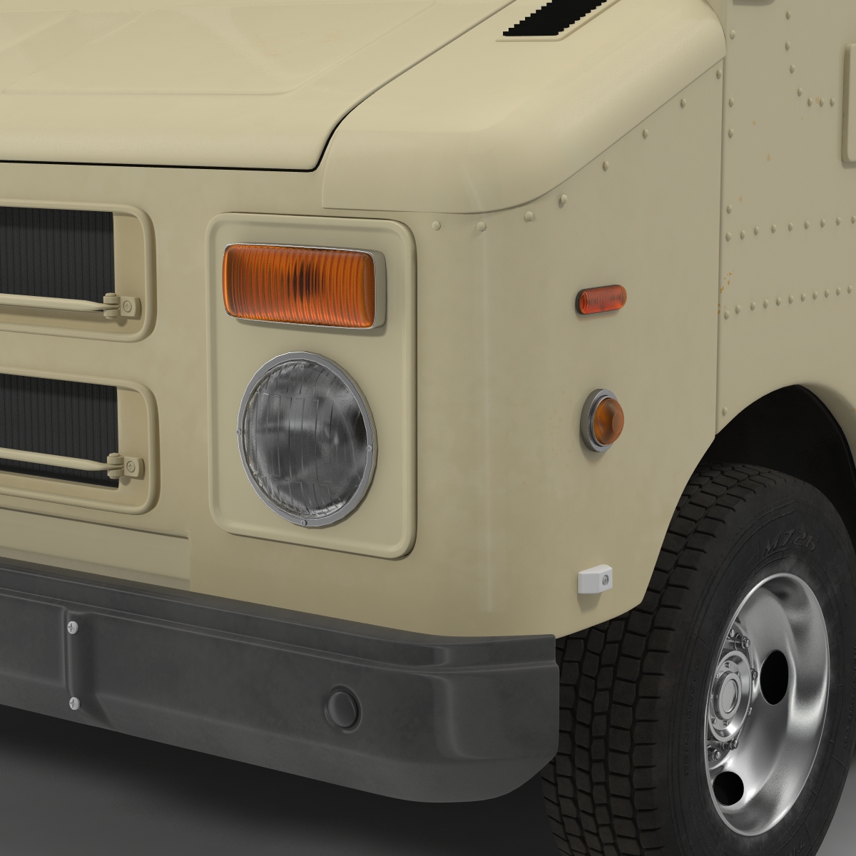 3D model Ice Cream Van Rigged