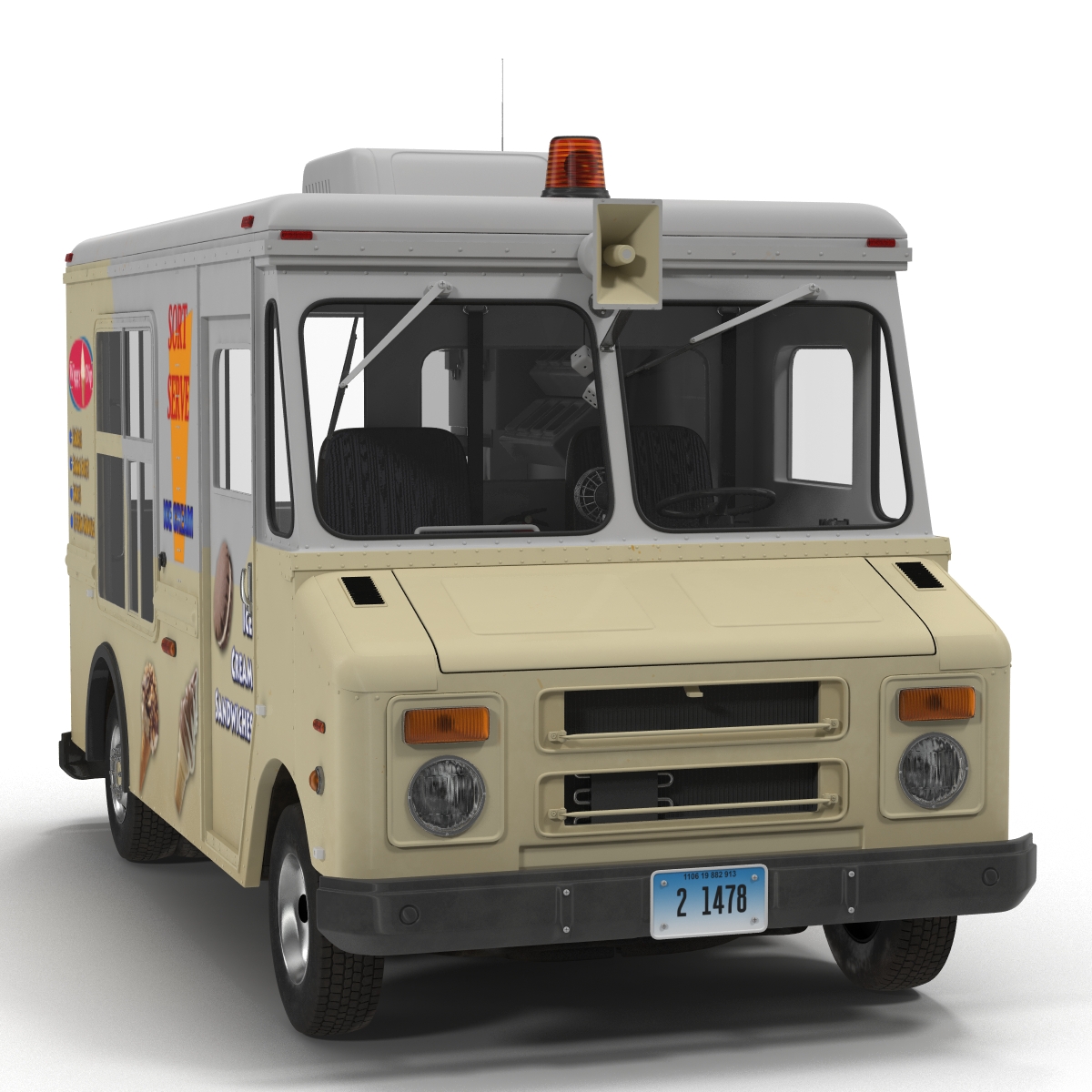 3D Ice Cream Van model