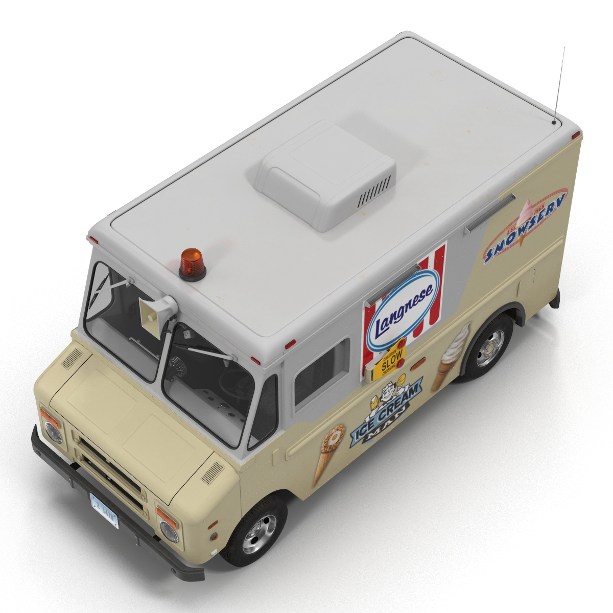 3D Ice Cream Van model