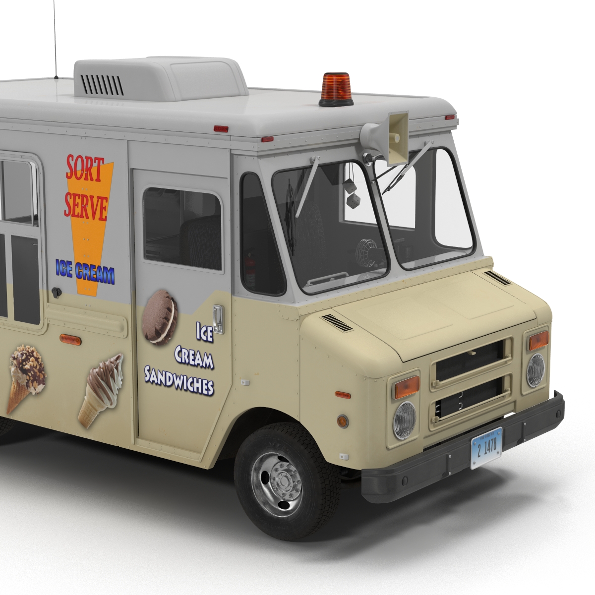 3D Ice Cream Van model