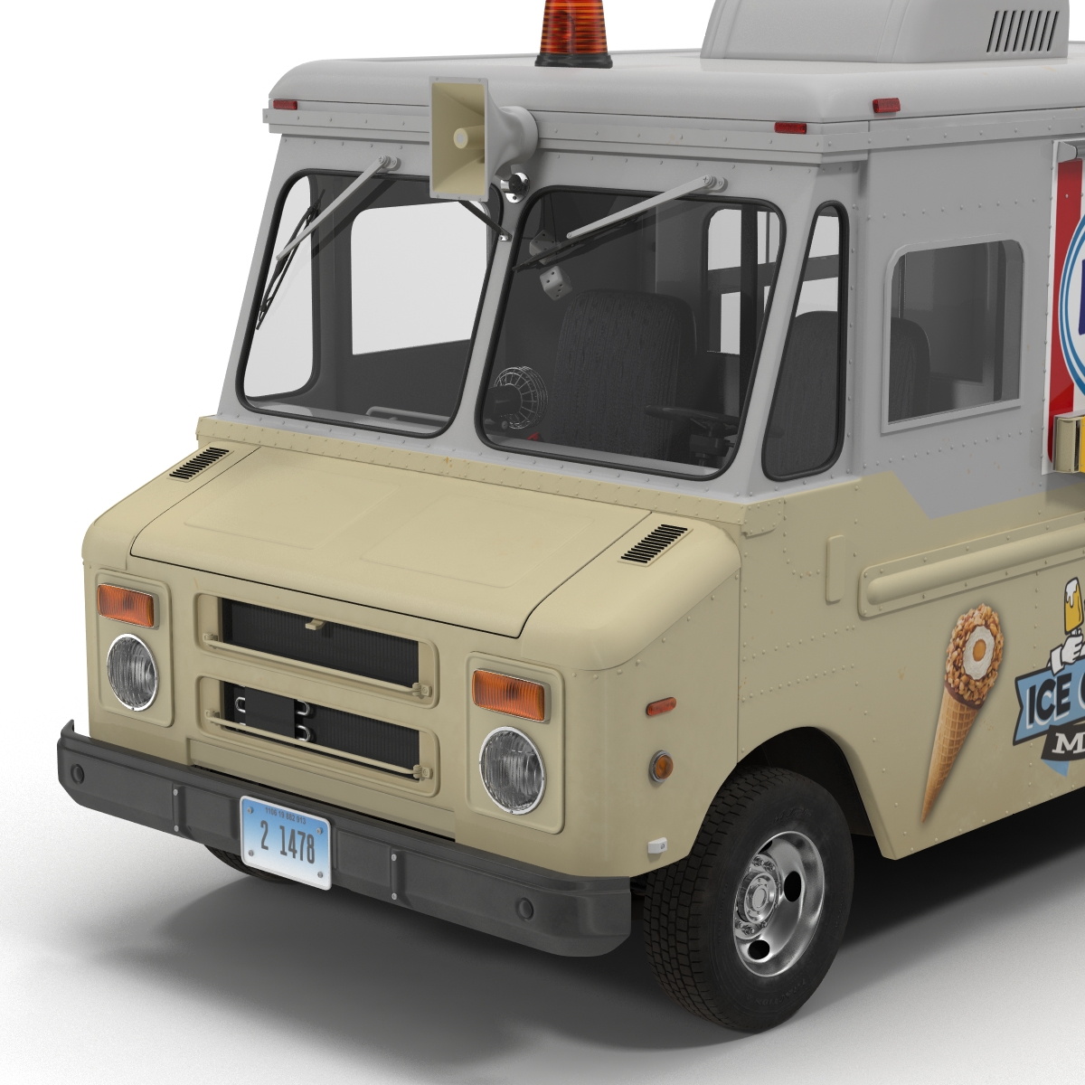 3D Ice Cream Van model