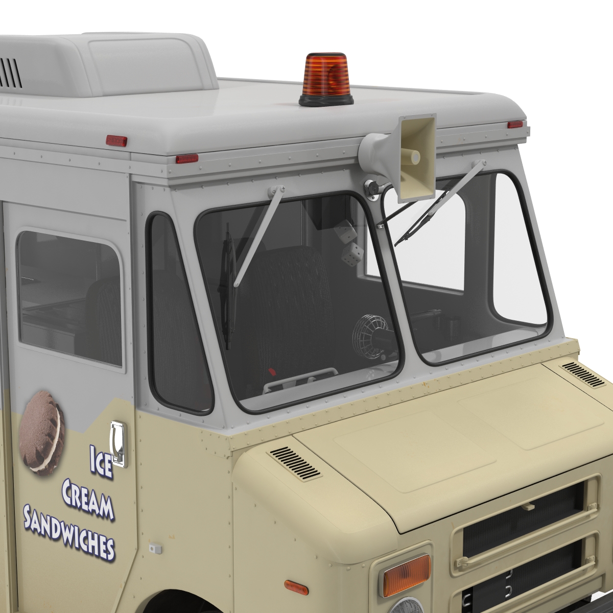 3D Ice Cream Van model