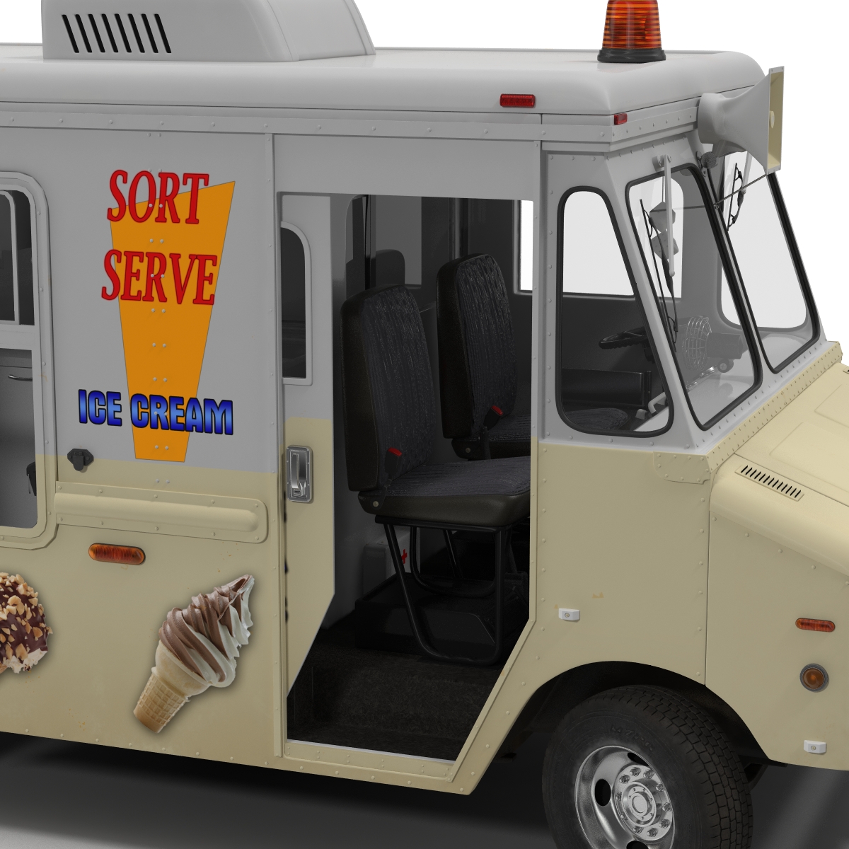 3D Ice Cream Van model