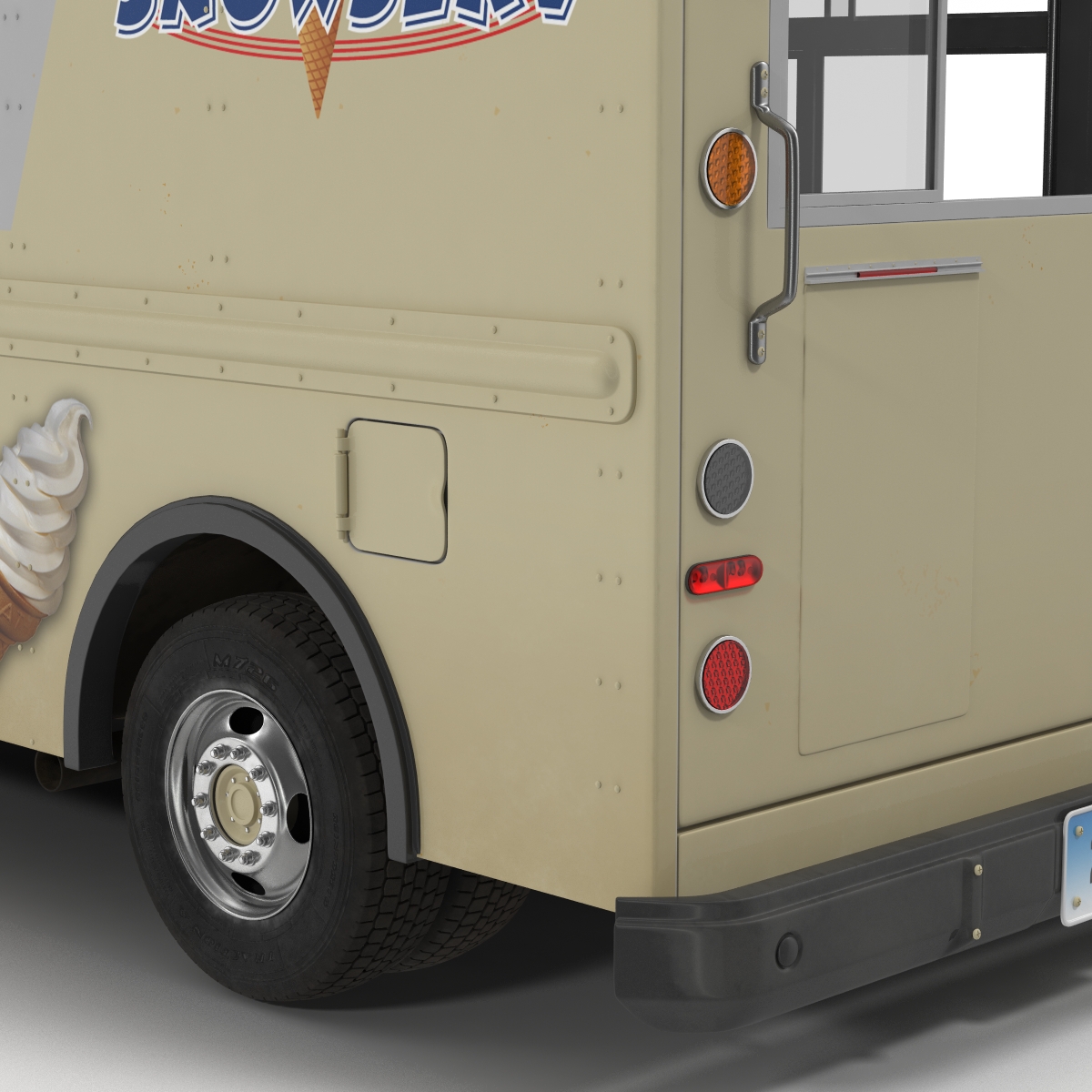 3D Ice Cream Van model