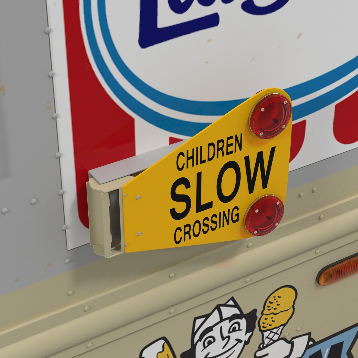 3D Ice Cream Van model