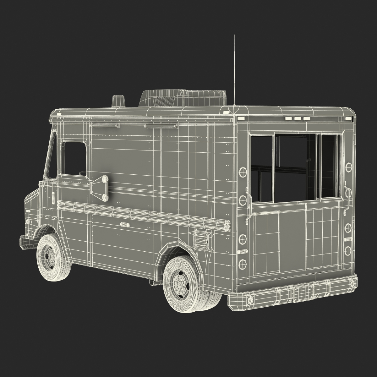 3D Ice Cream Van model