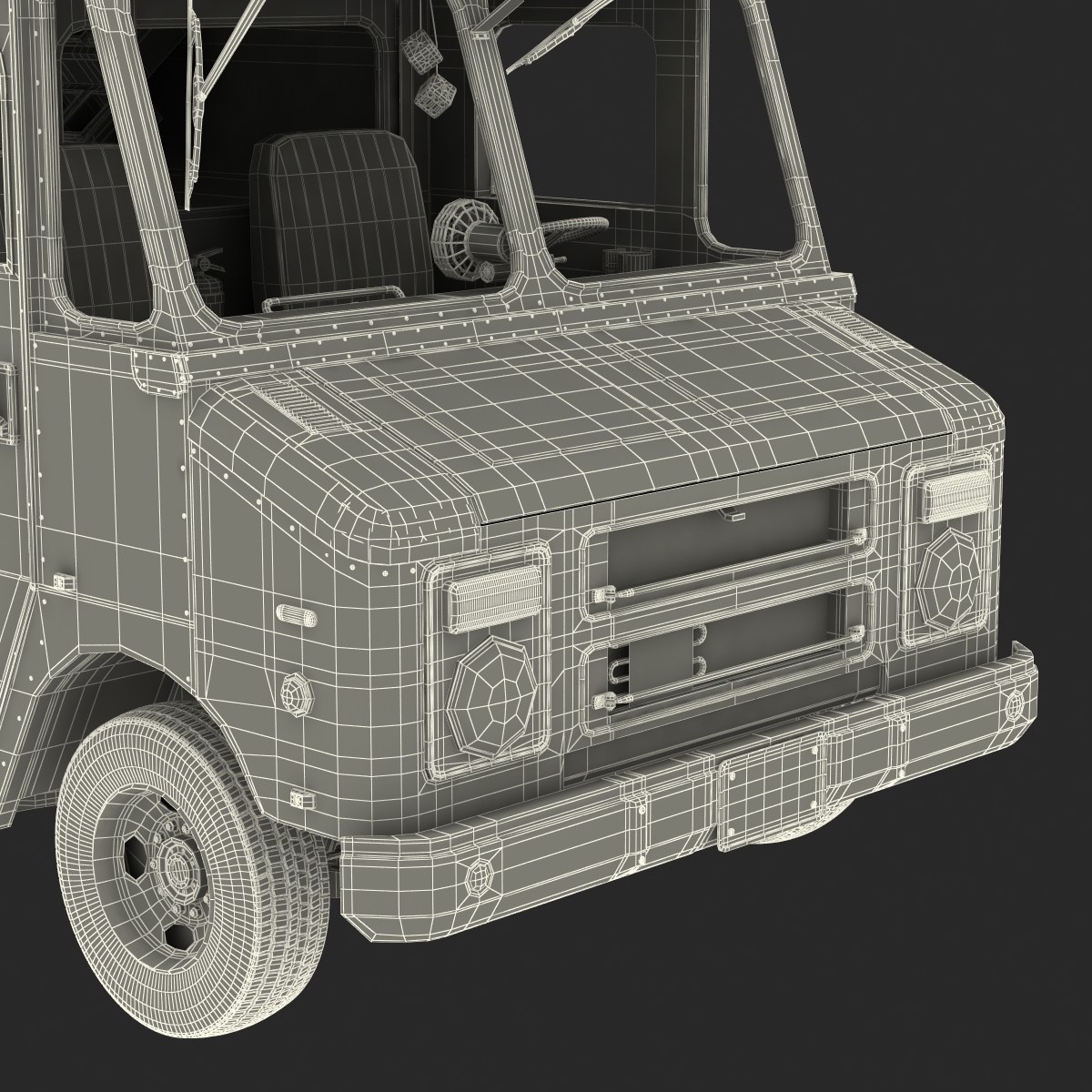 3D Ice Cream Van model