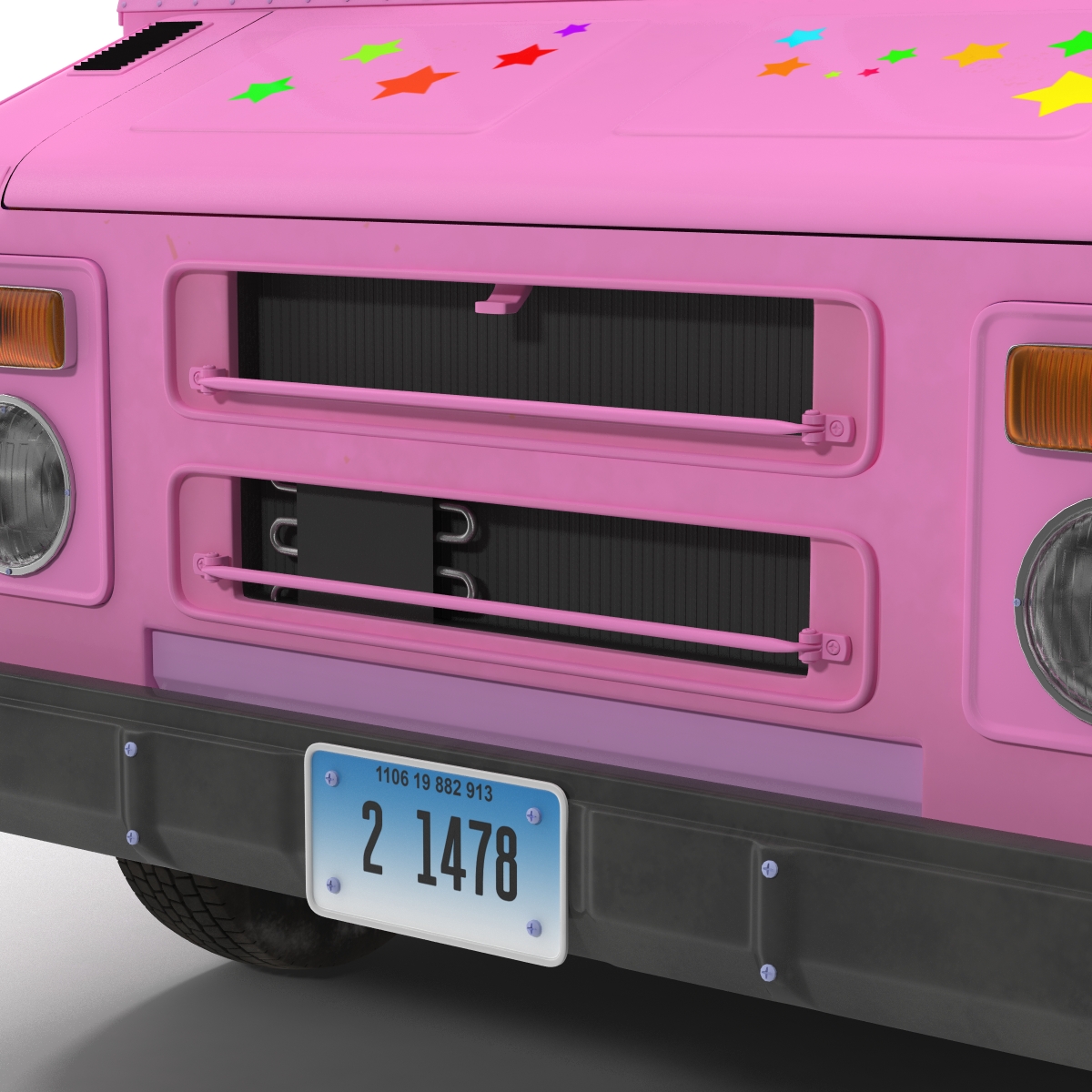 3D model Ice Cream Van 2