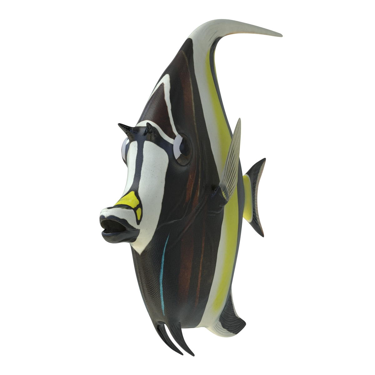 Moorish Idol Fish 3D