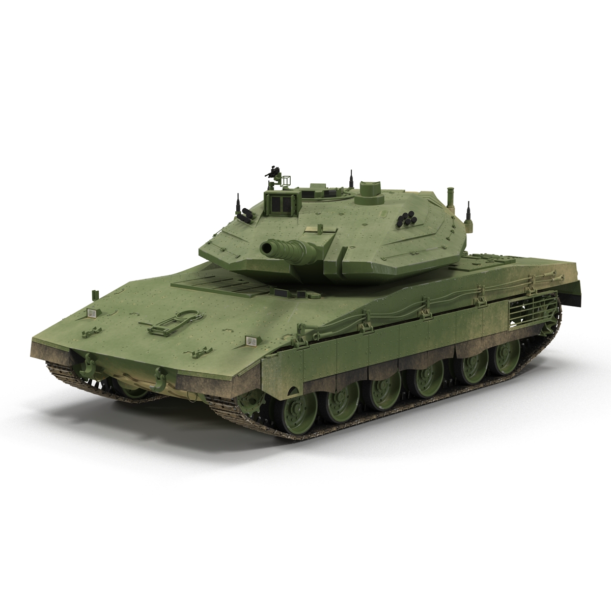 3D model Merkava Mk IV Rigged