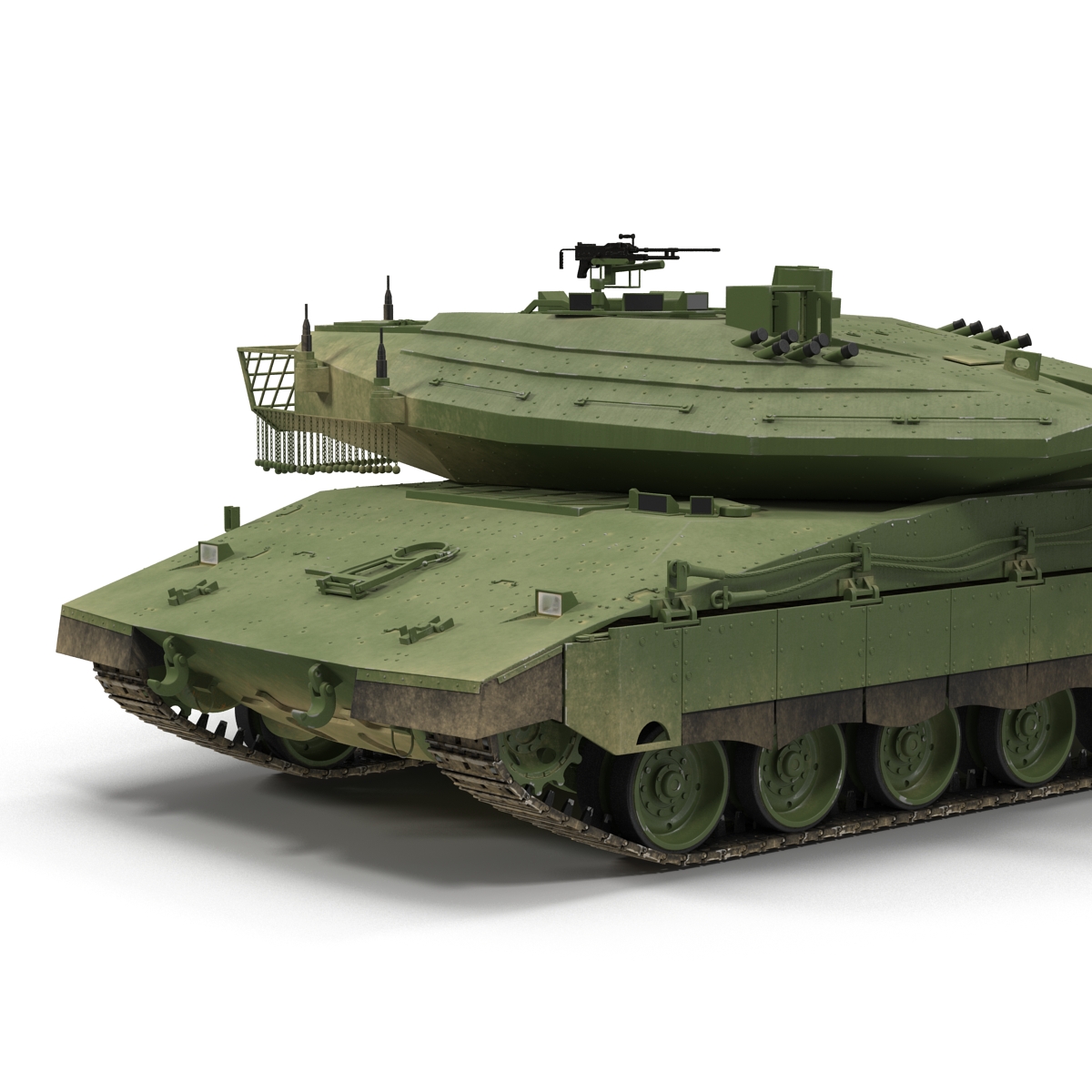 3D model Merkava Mk IV Rigged