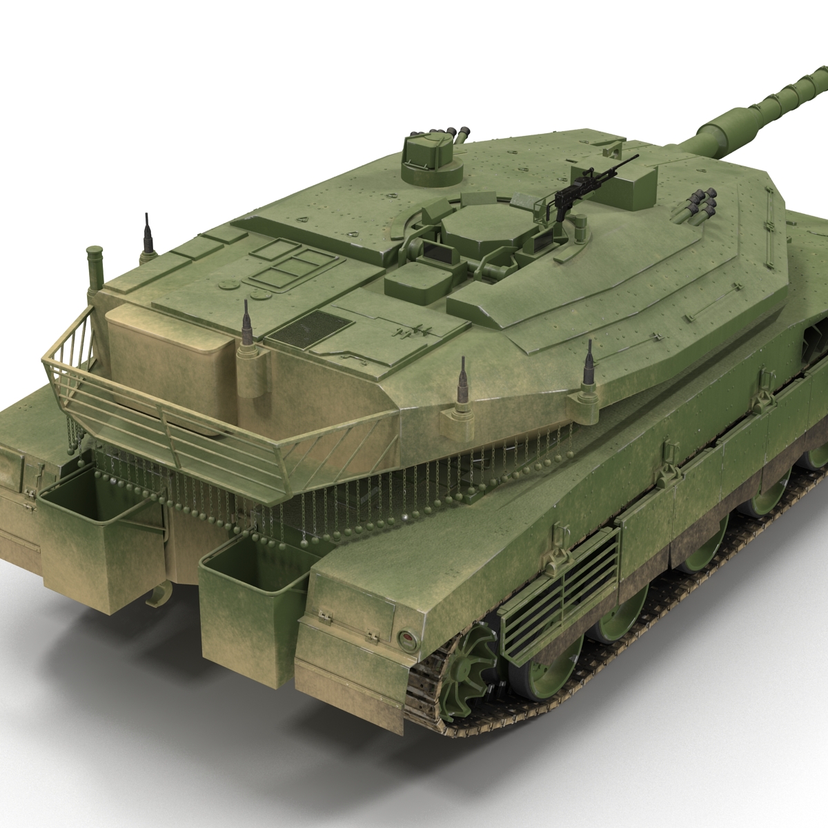 3D model Merkava Mk IV Rigged