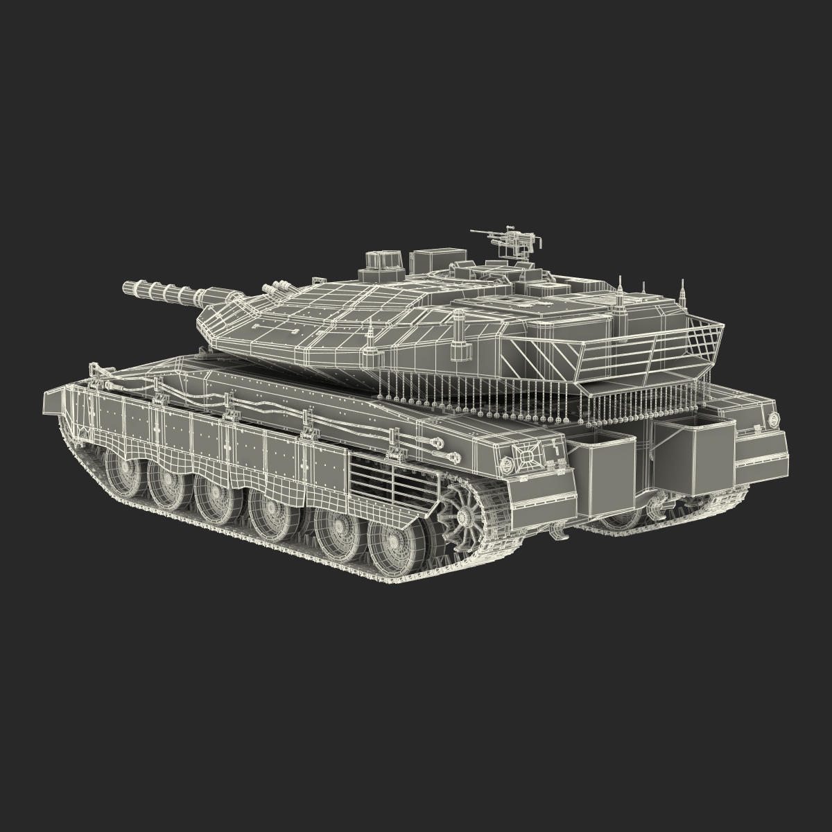 3D Merkava Mk IV model