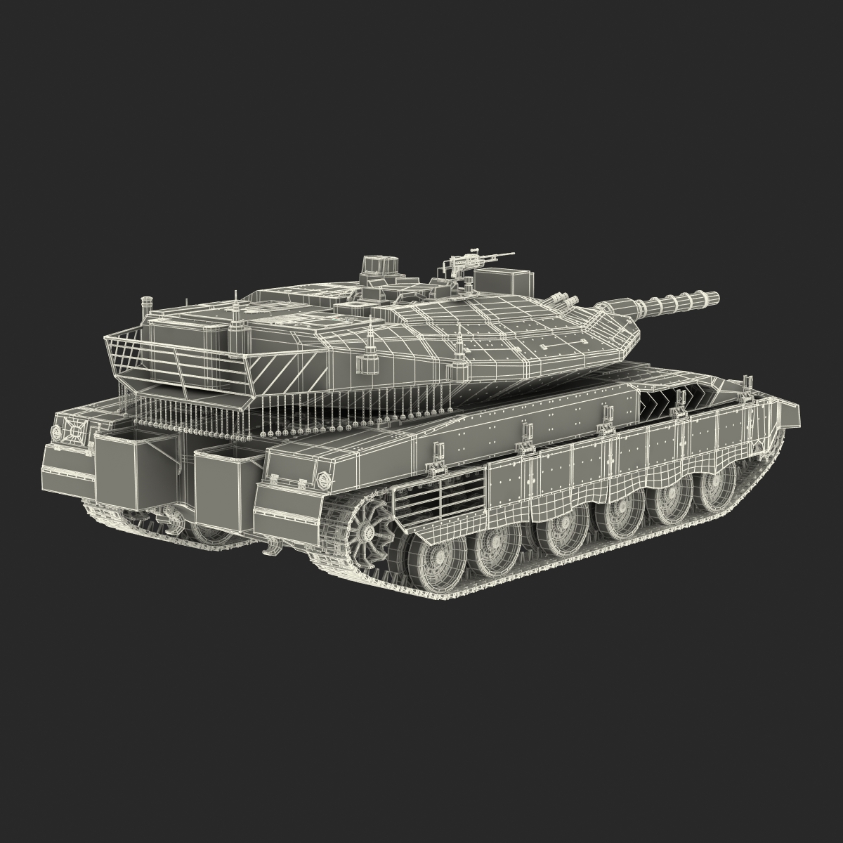 3D Merkava Mk IV model