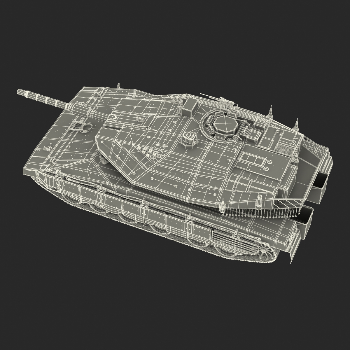 3D Merkava Mk IV model