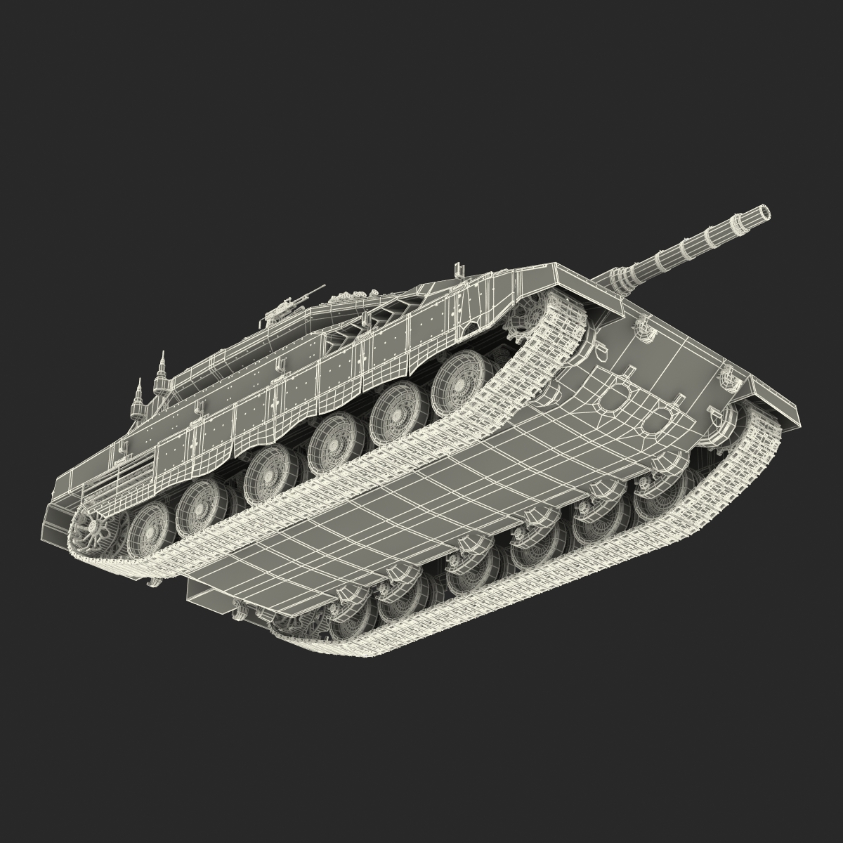 3D Merkava Mk IV model