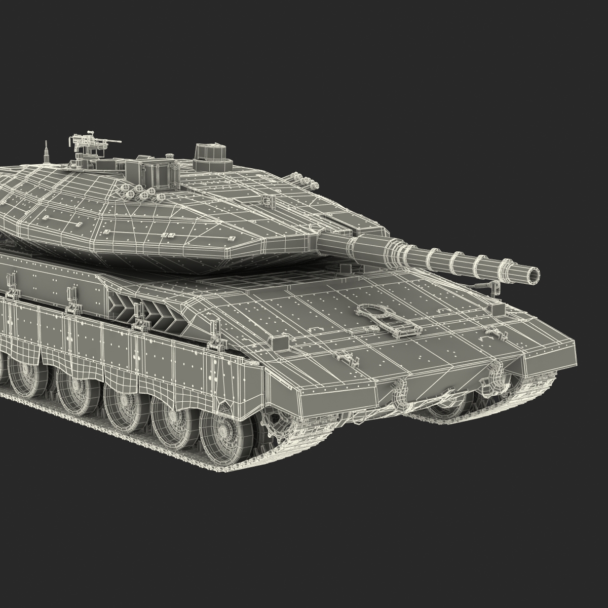 3D Merkava Mk IV model