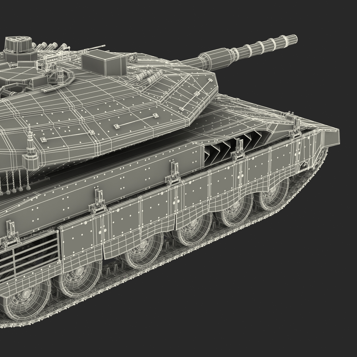 3D Merkava Mk IV model