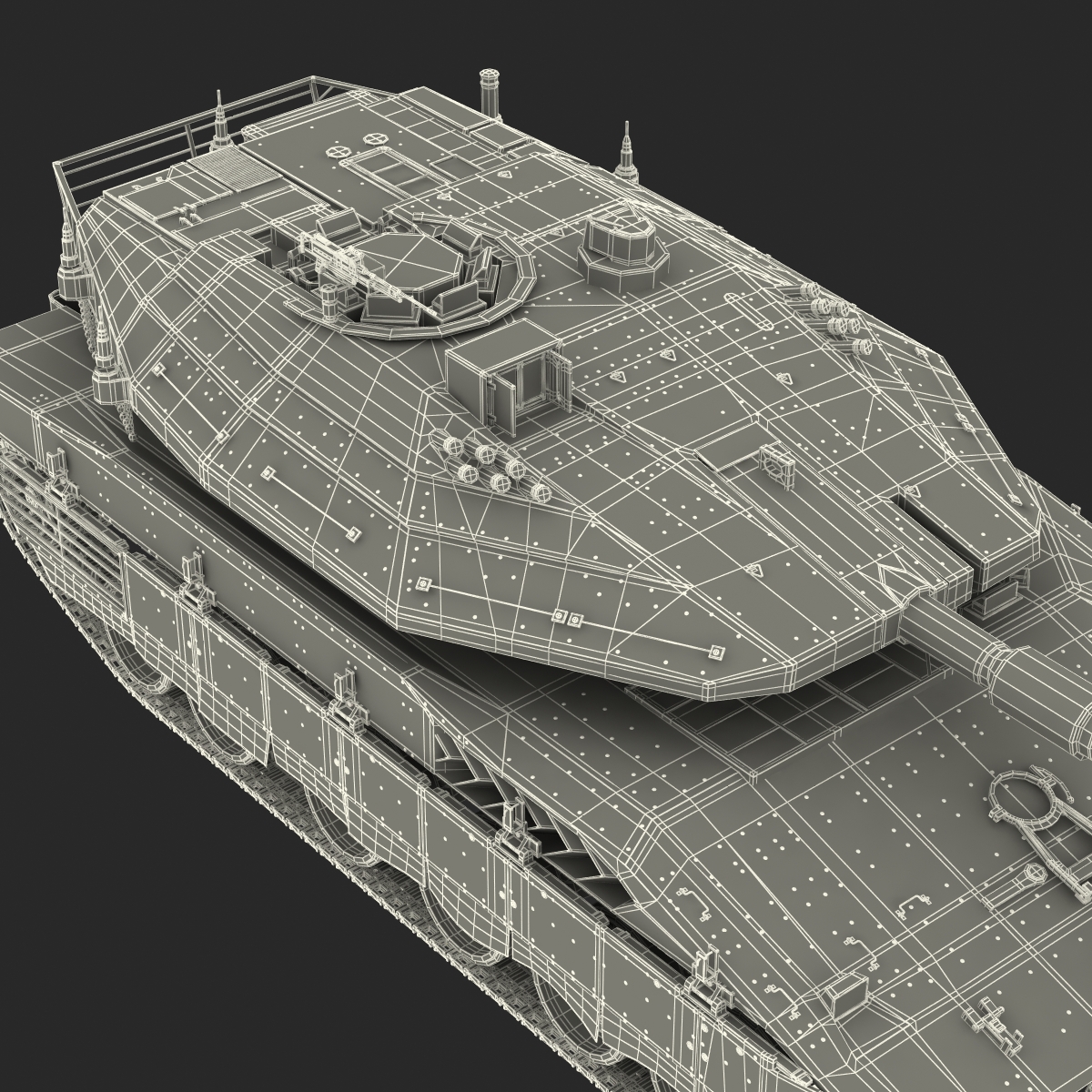 3D Merkava Mk IV model