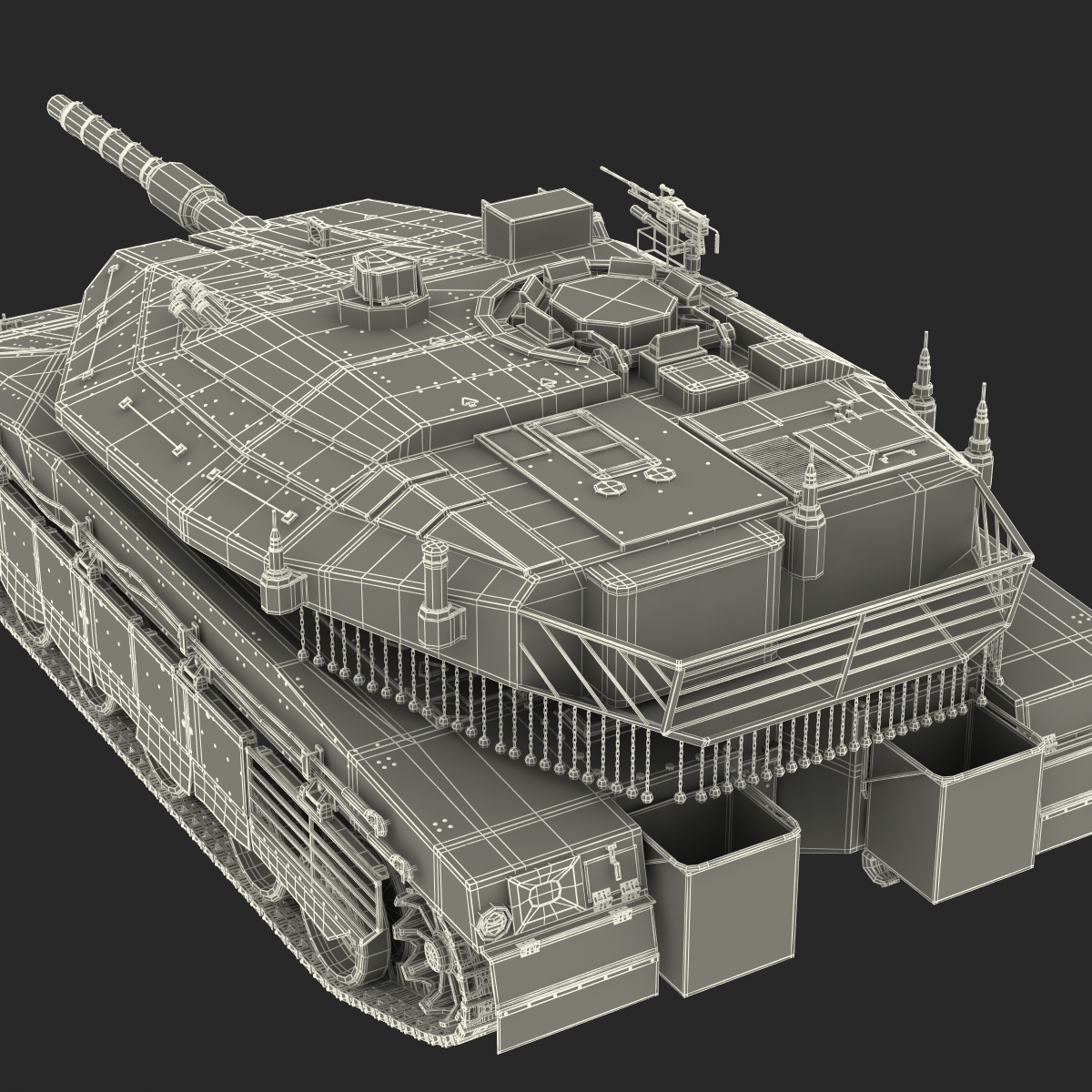 3D Merkava Mk IV model