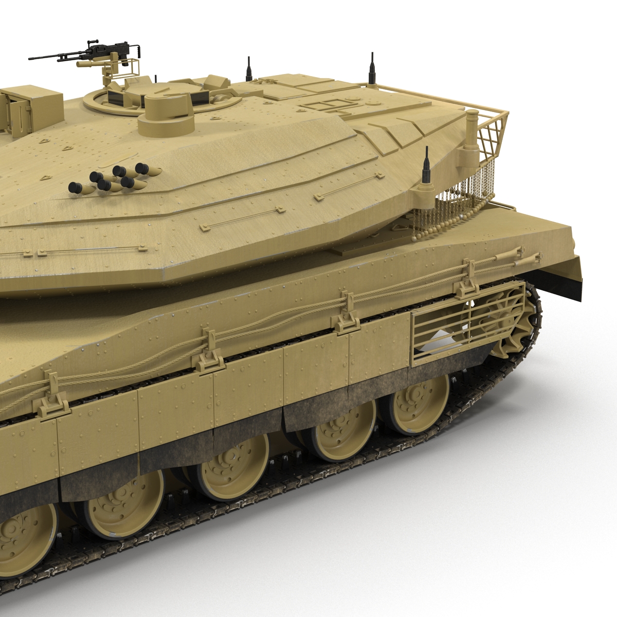 Merkava Mk IV 2 Rigged 3D