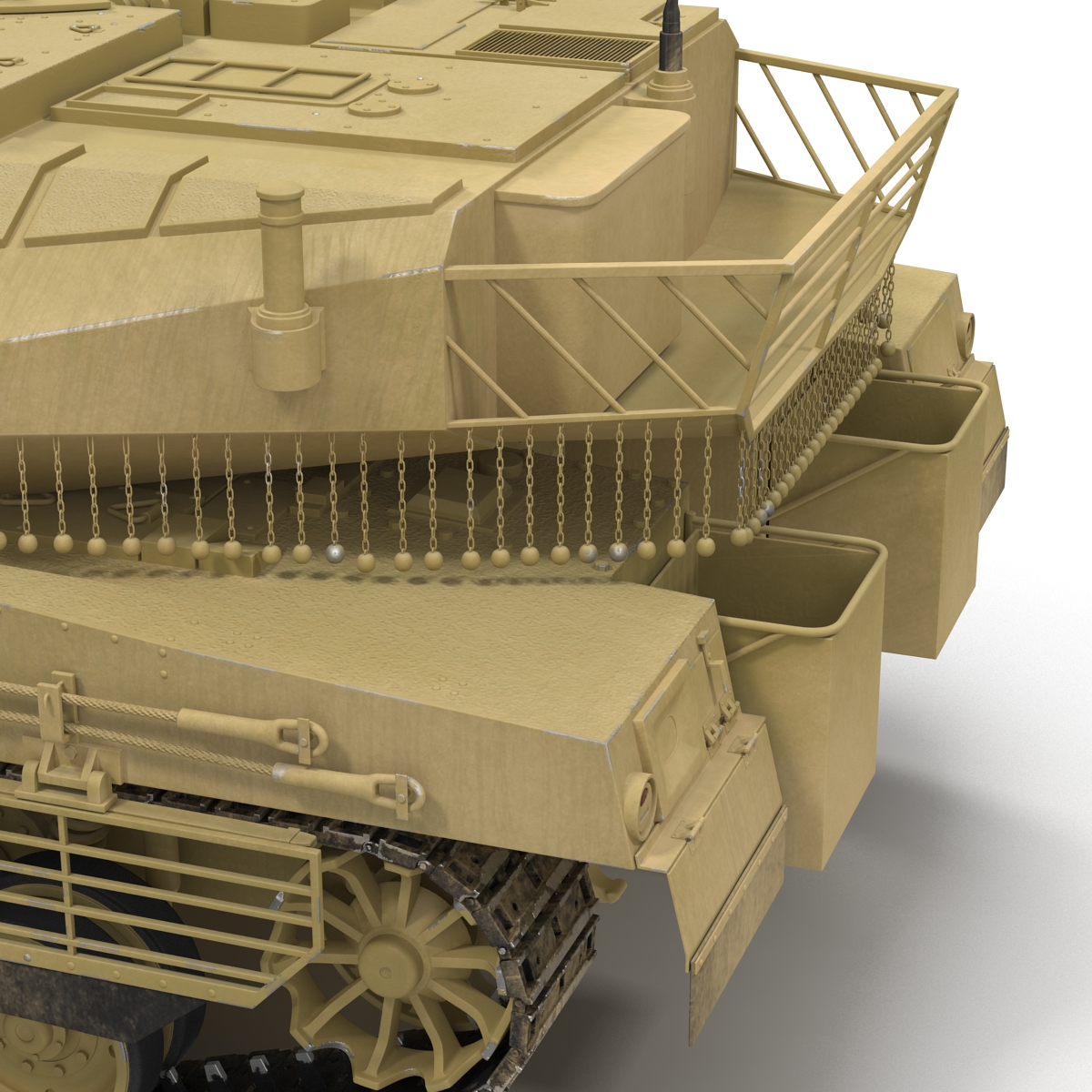 Merkava Mk IV 2 Rigged 3D