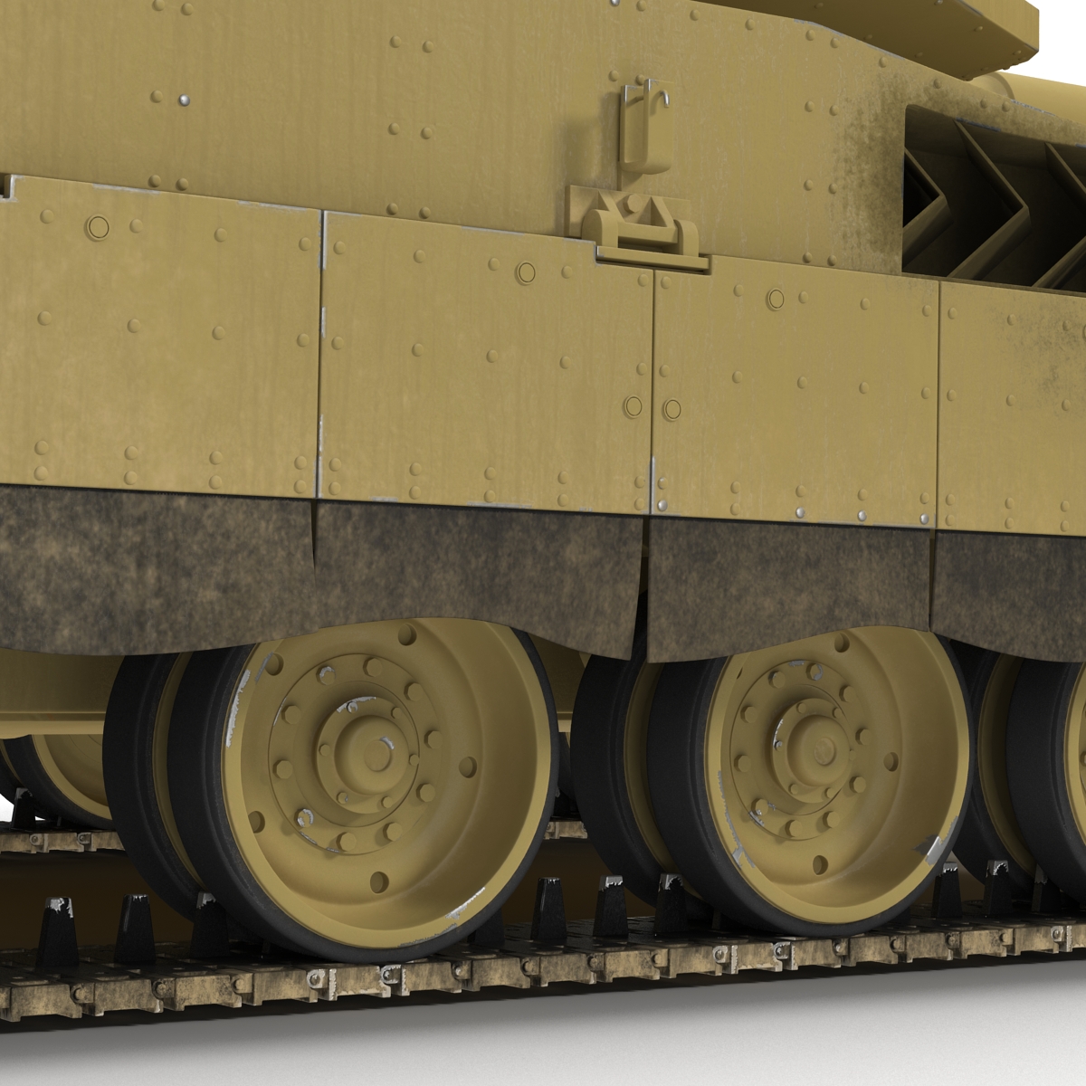 Merkava Mk IV 2 Rigged 3D