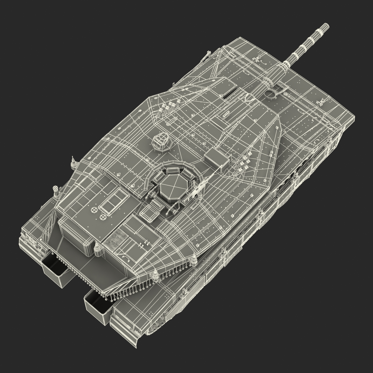 Merkava Mk IV 2 Rigged 3D