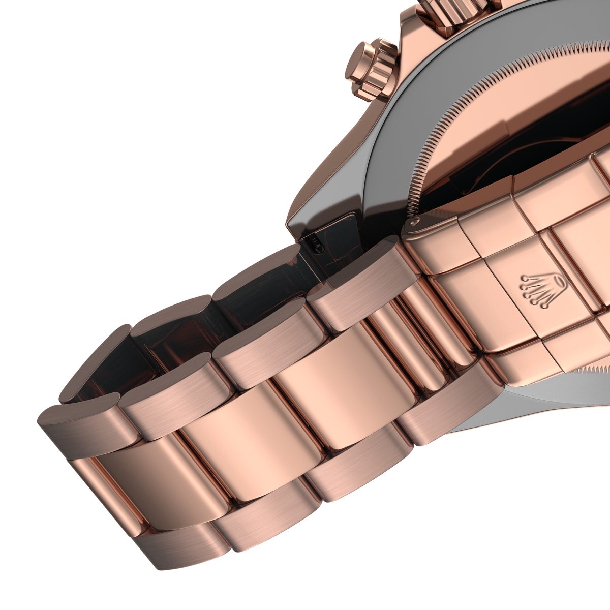 3D Rolex Daytona Pink Gold model