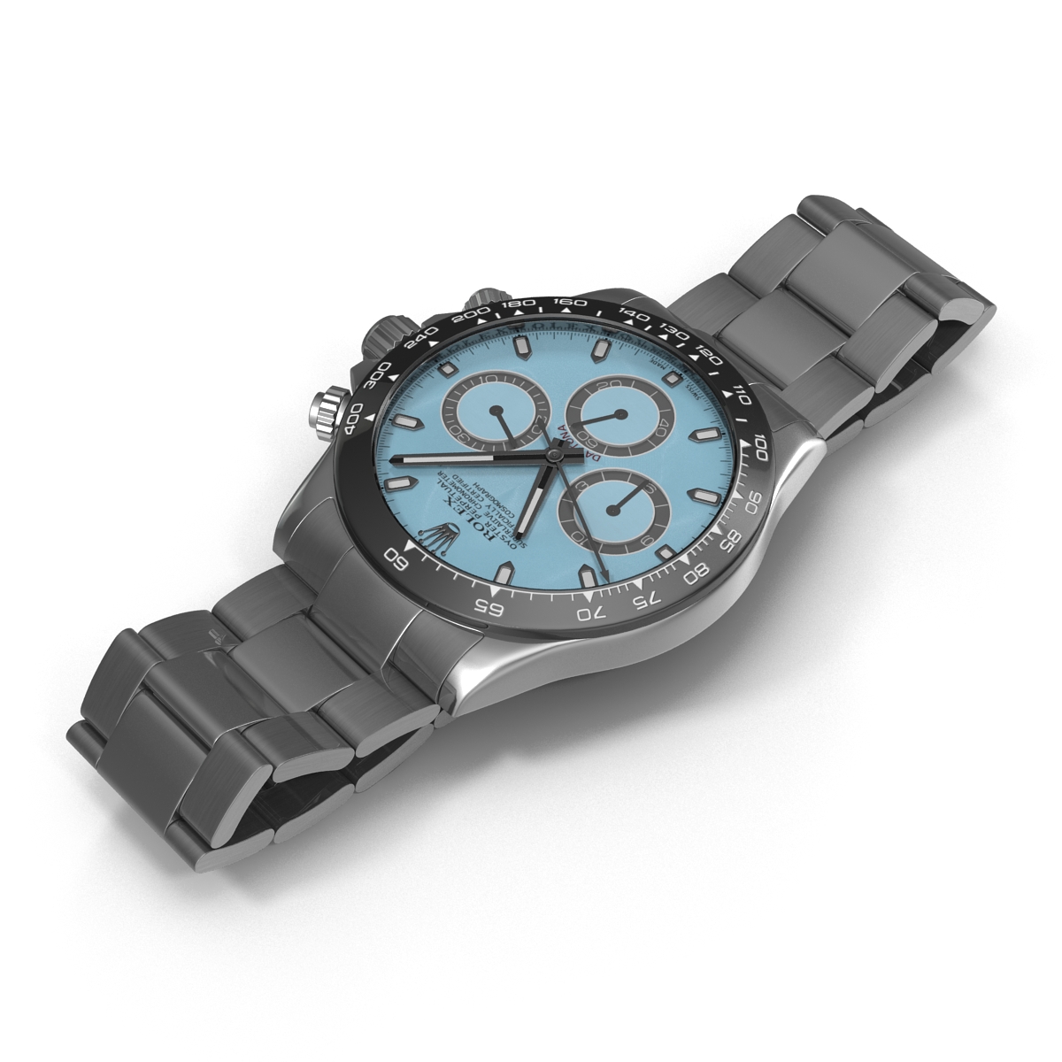 Rolex Cosmograph Daytona Blue Dial 3D model