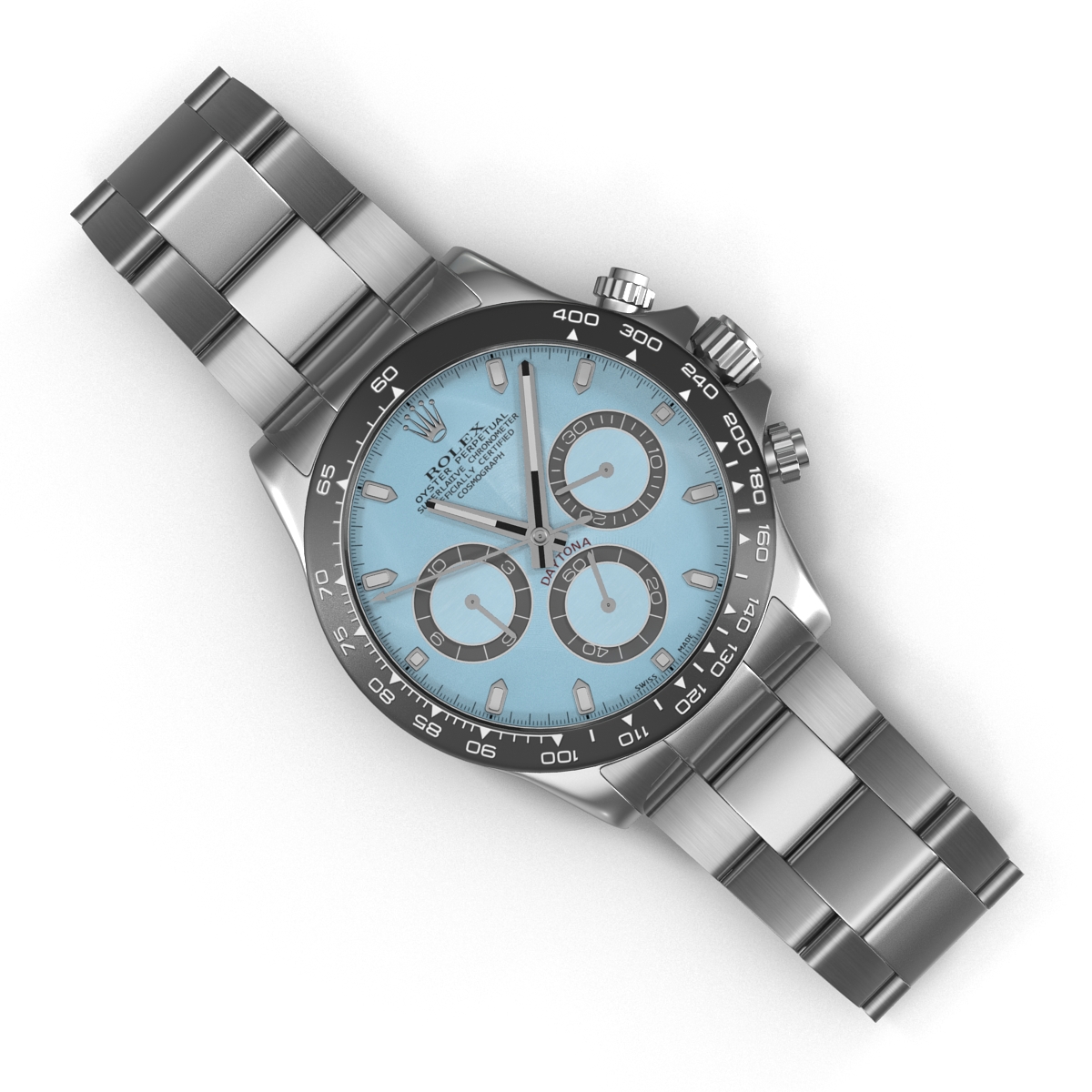 Rolex Cosmograph Daytona Blue Dial 3D model