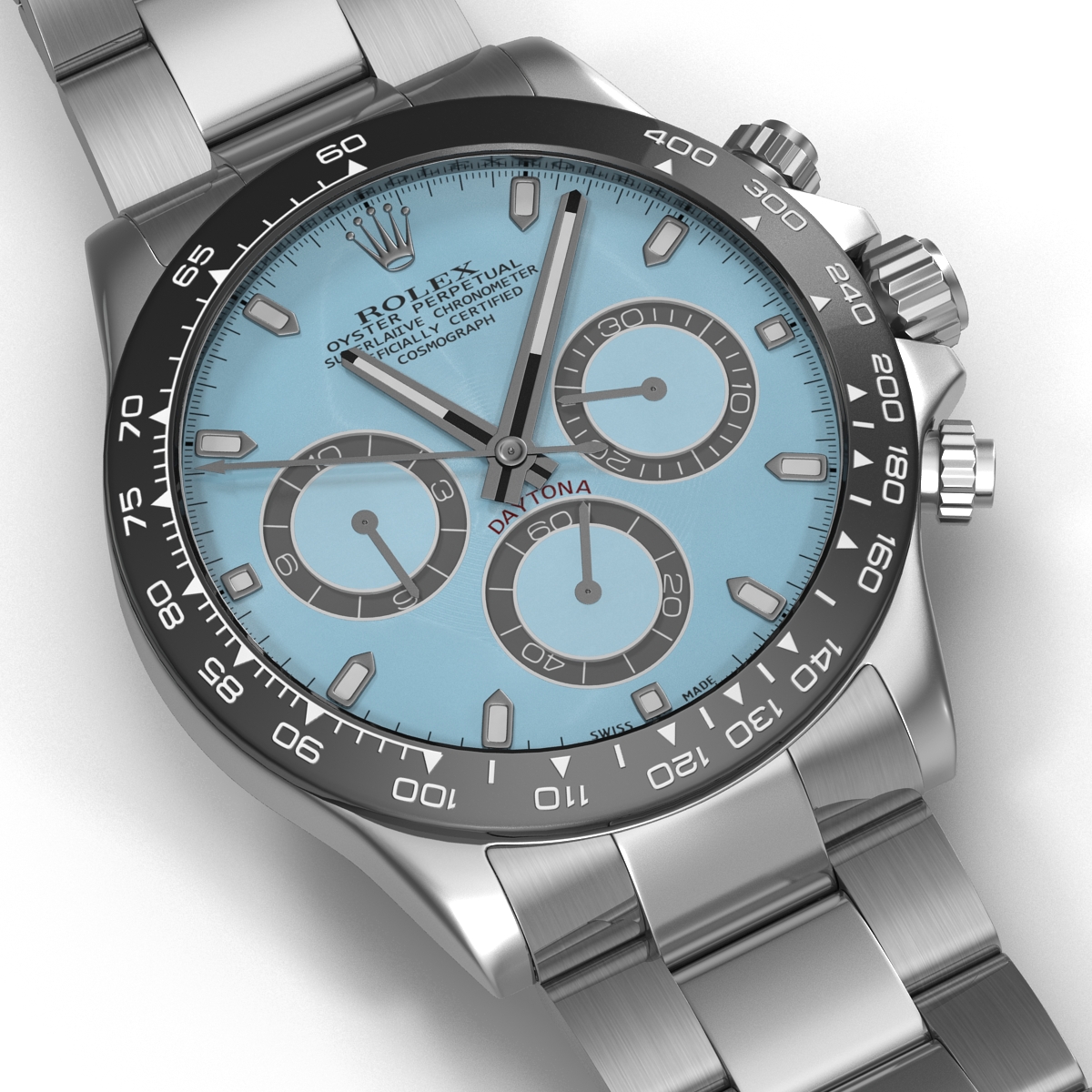 Rolex Cosmograph Daytona Blue Dial 3D model