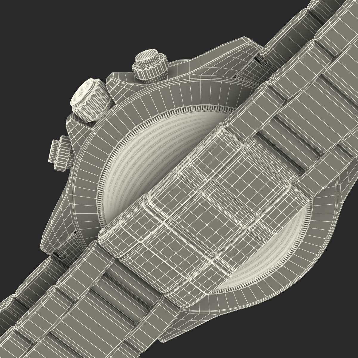 Rolex Cosmograph Daytona Blue Dial 3D model