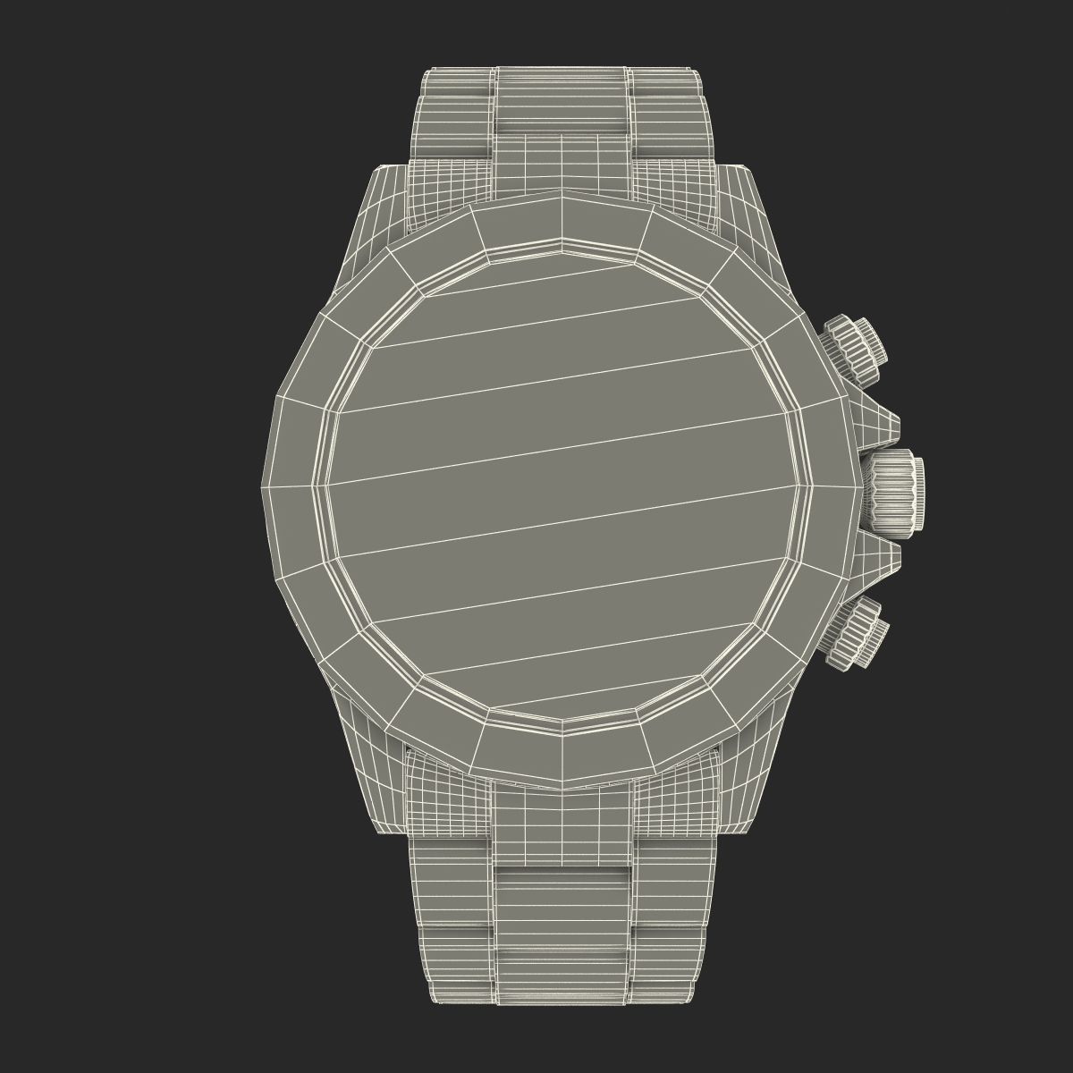 3D Daytona Rolex White Dial 2