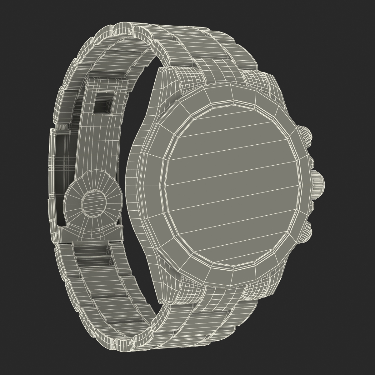 3D Daytona Rolex White Dial 2