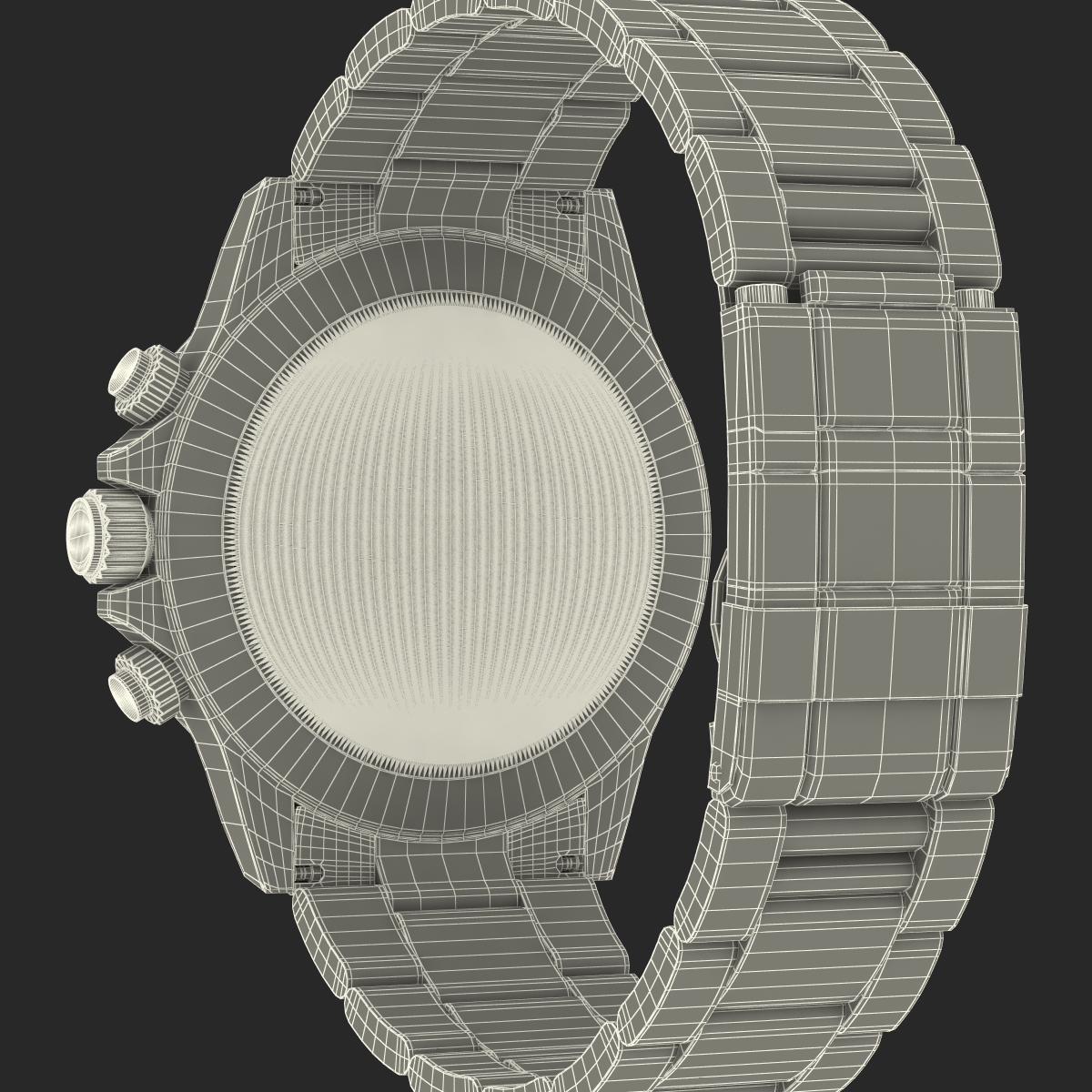 3D Daytona Rolex White Dial 2