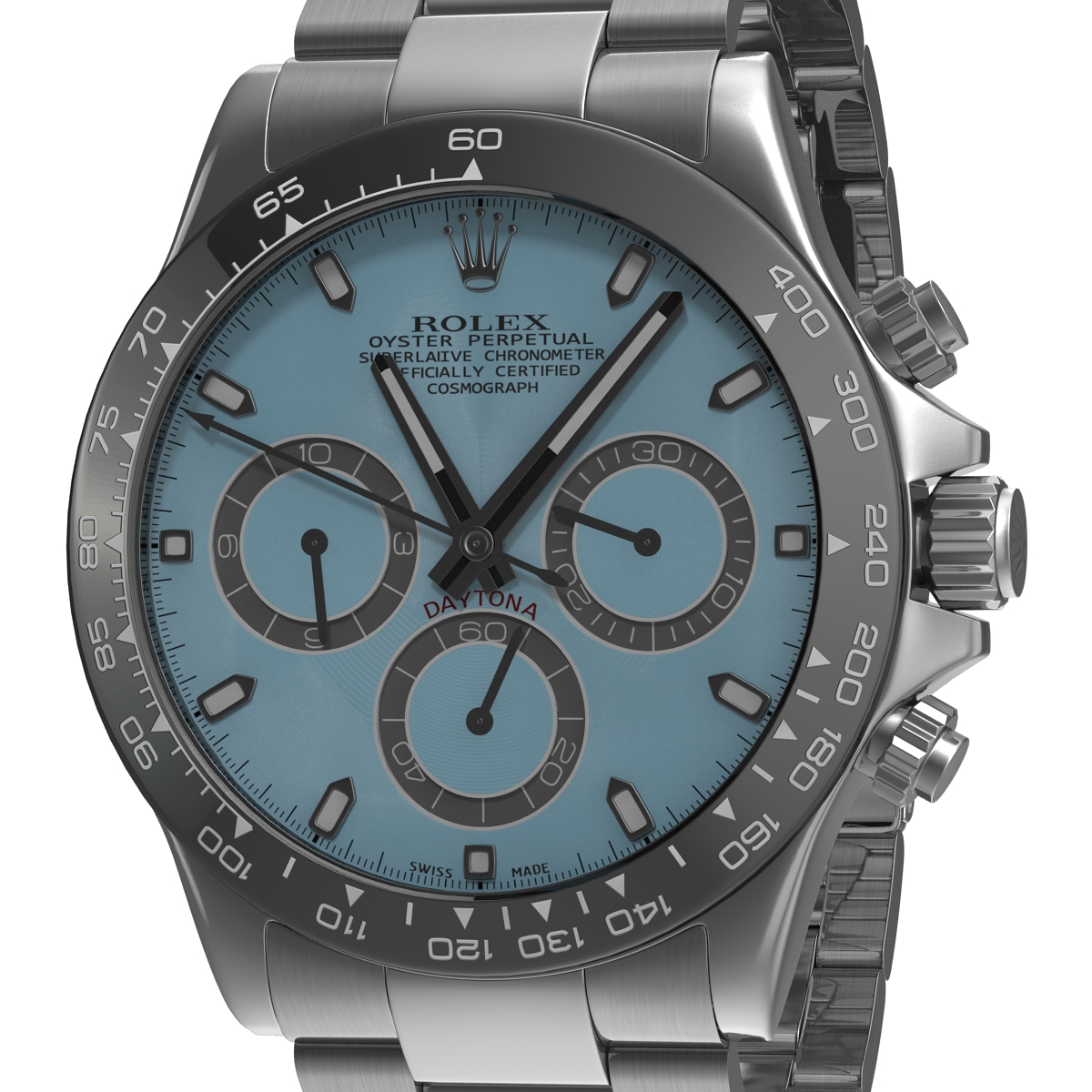 3D Rolex Cosmograph Daytona Blue Dial 2